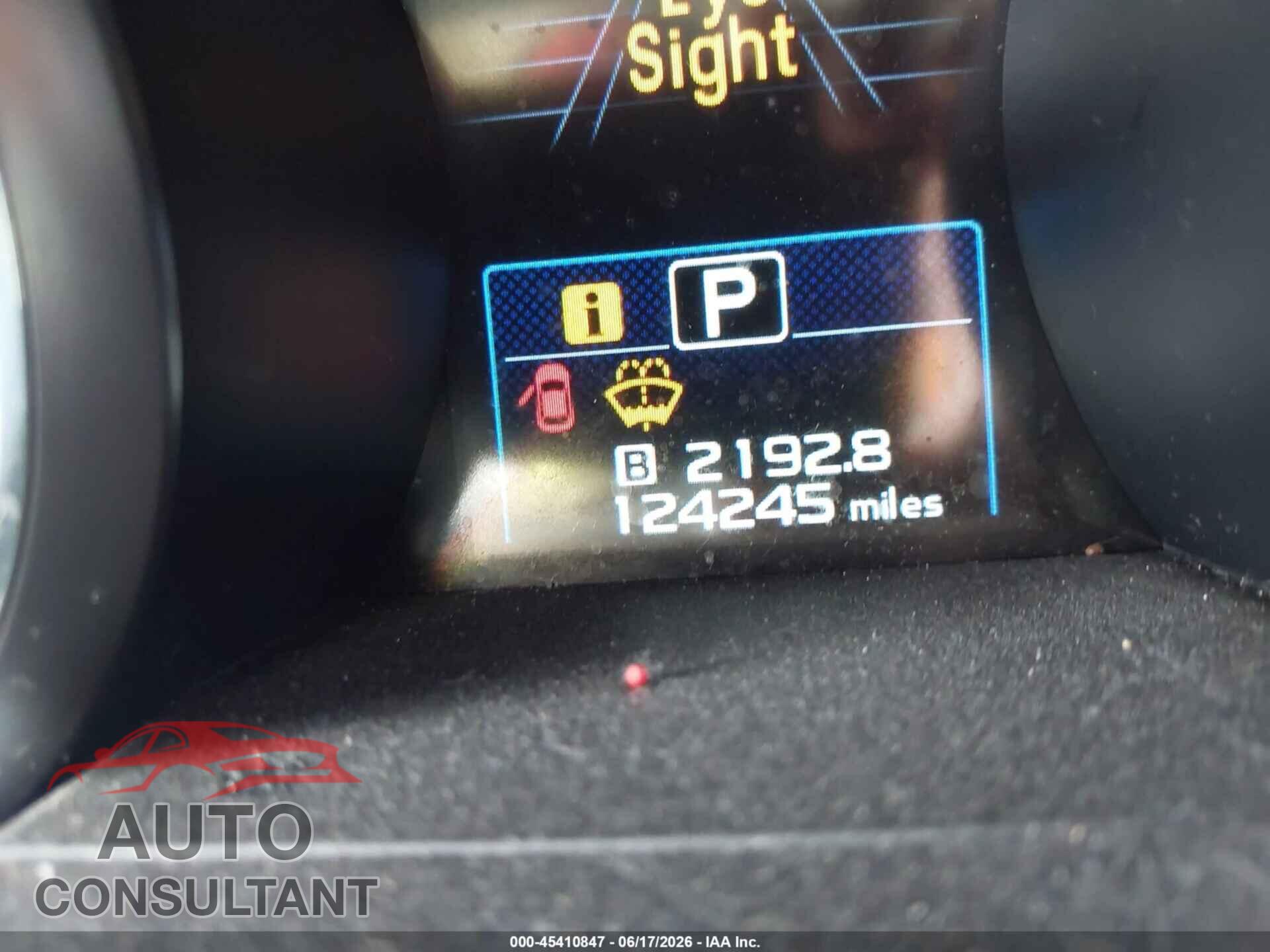 SUBARU OUTBACK 2015 - 4S4BSBNC7F3316404
