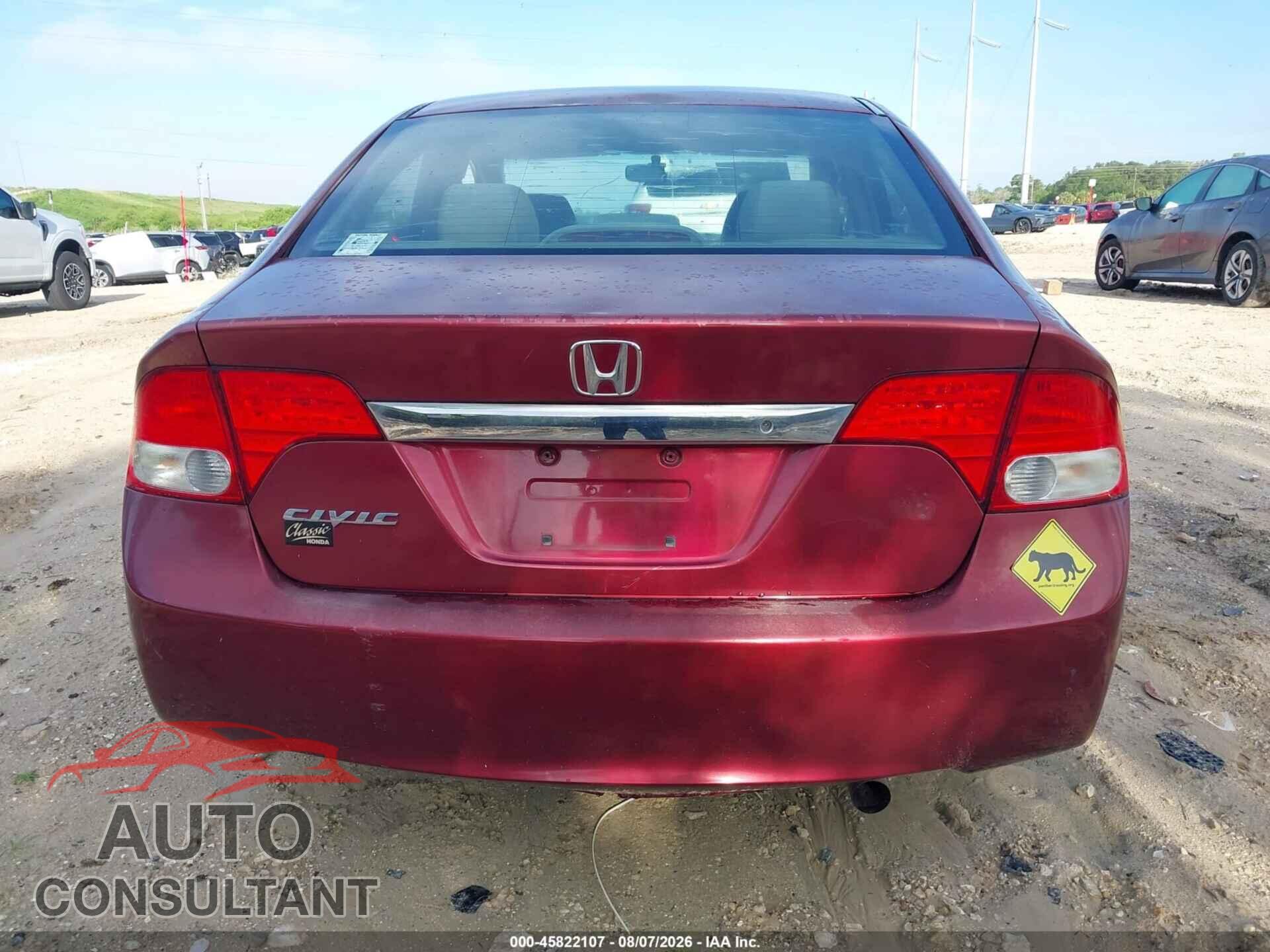 HONDA CIVIC 2011 - 19XFA1F51BE025757