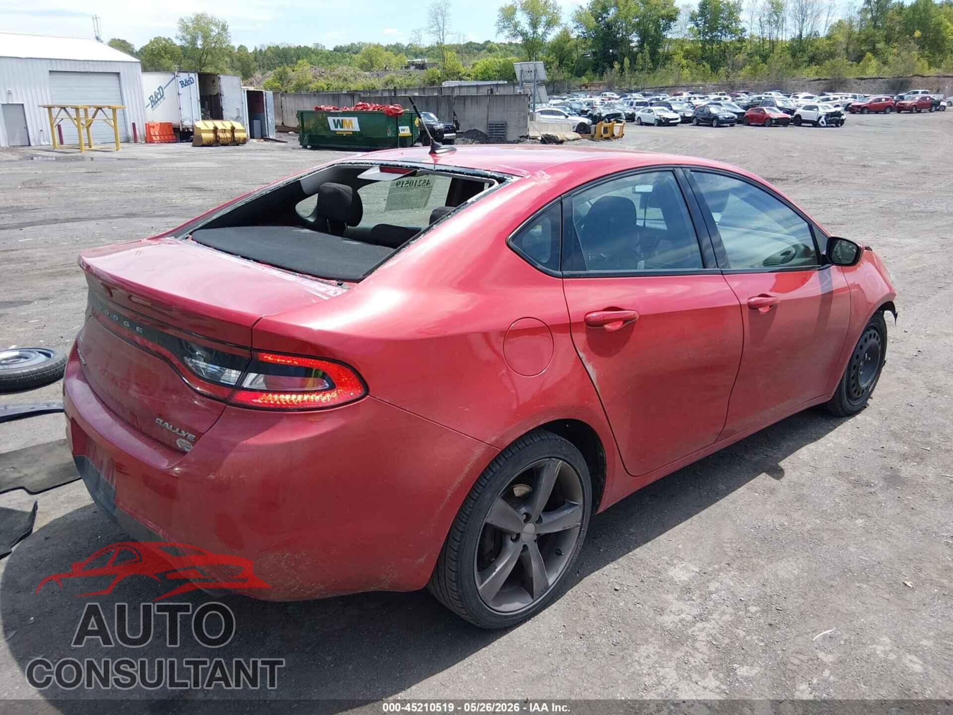 DODGE DART 2013 - 1C3CDFBA2DD305139