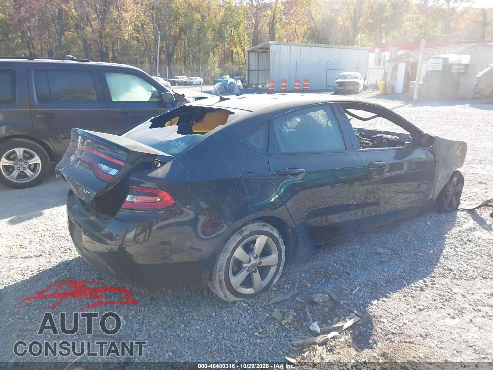 DODGE DART 2015 - 1C3CDFBB7FD275437