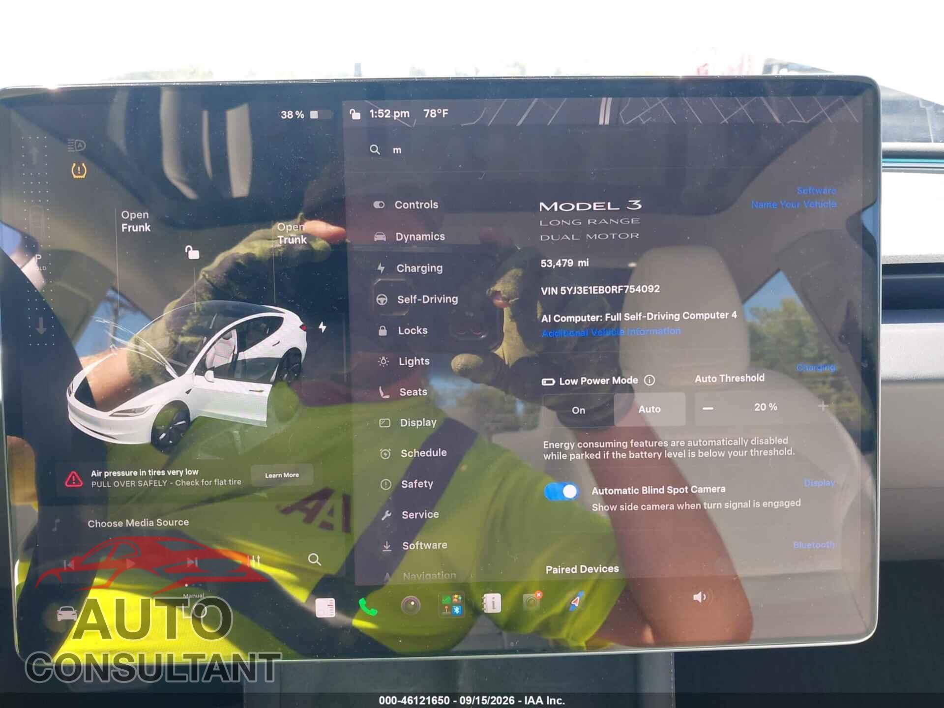 TESLA MODEL 3 2024 - 5YJ3E1EB0RF754092