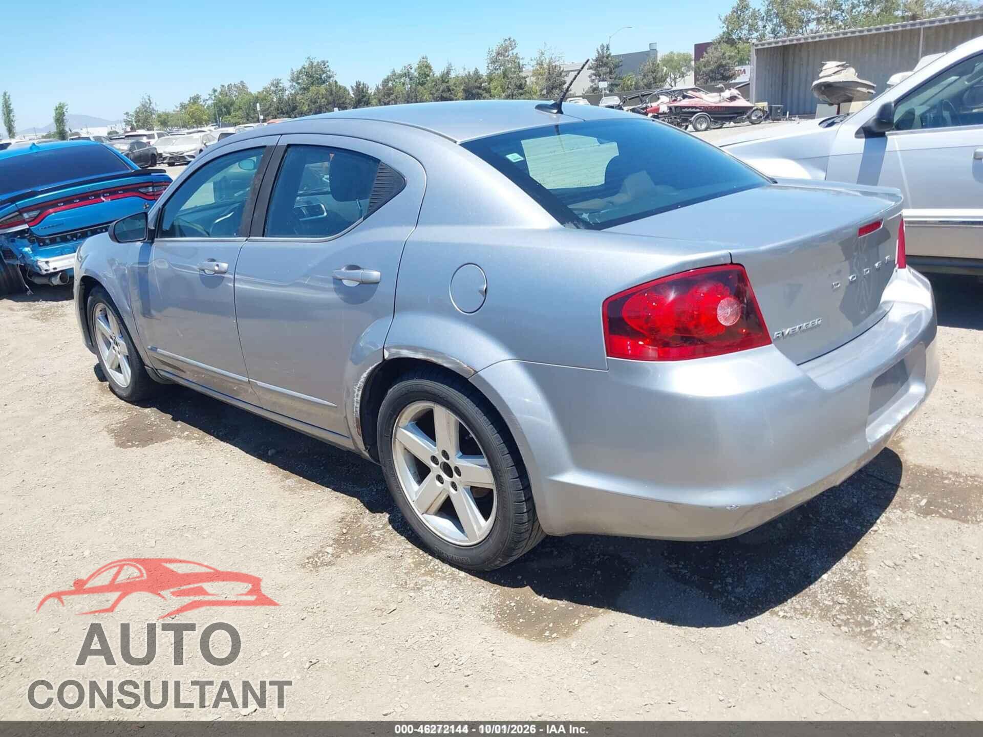 DODGE AVENGER 2013 - 1C3CDZCB8DN708772