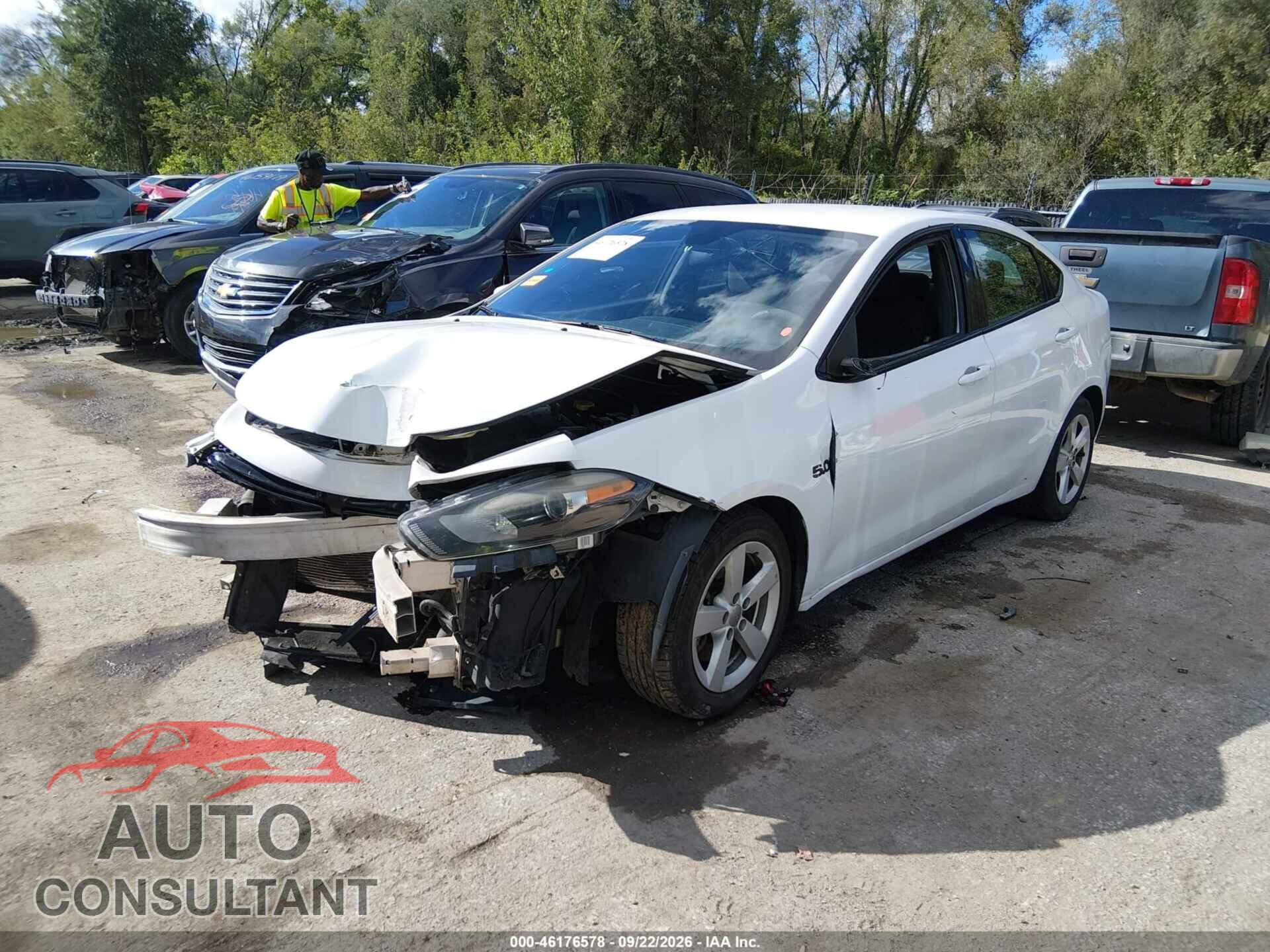 DODGE DART 2015 - 1C3CDFBB2FD158641