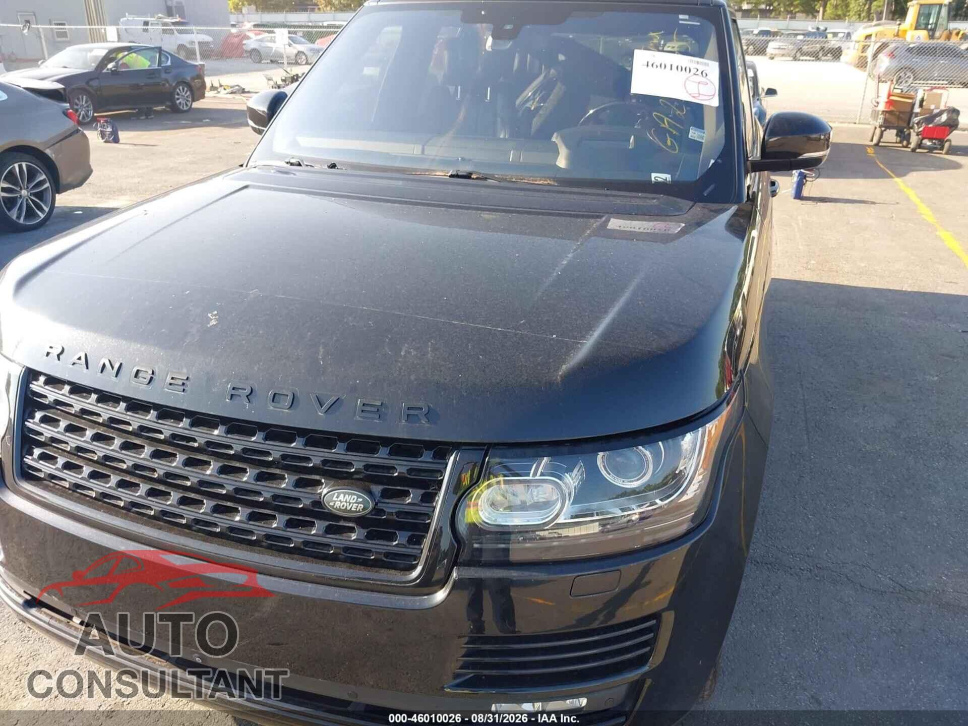LAND ROVER RANGE ROVER 2016 - SALGS2VF2GA257045
