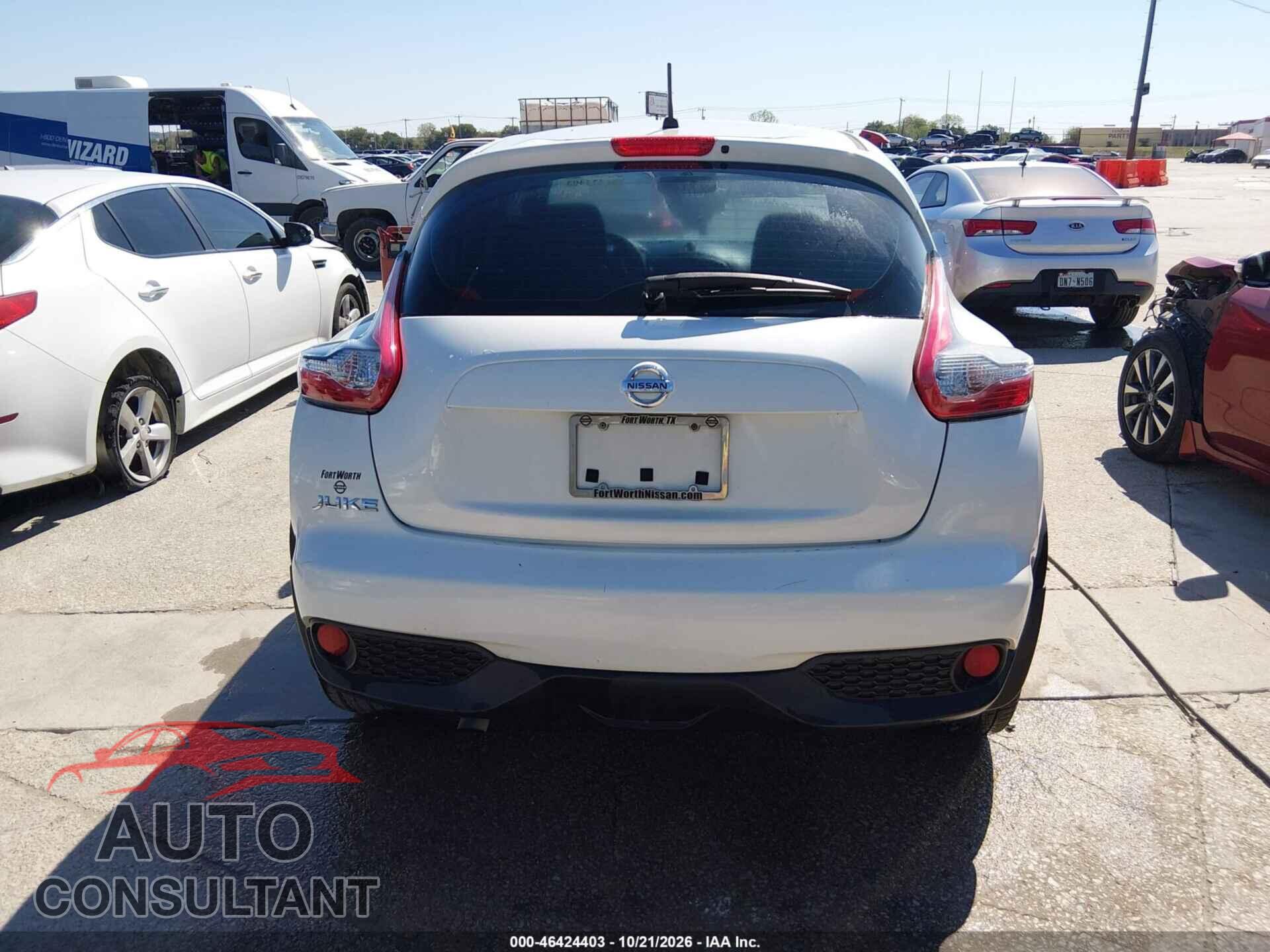 NISSAN JUKE 2017 - JN8AF5MR2HT701632