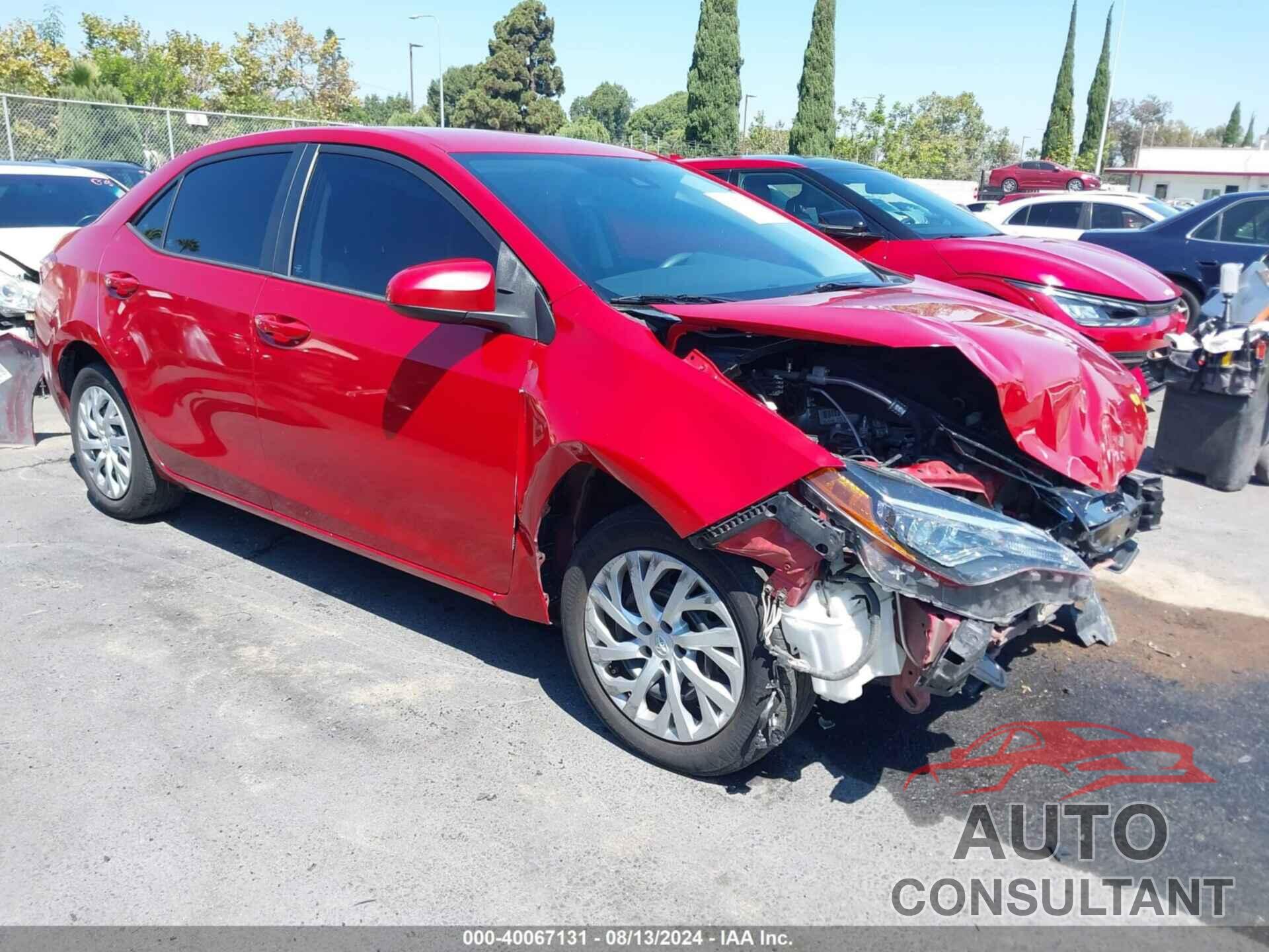 TOYOTA COROLLA 2018 - 5YFBURHE5JP792591