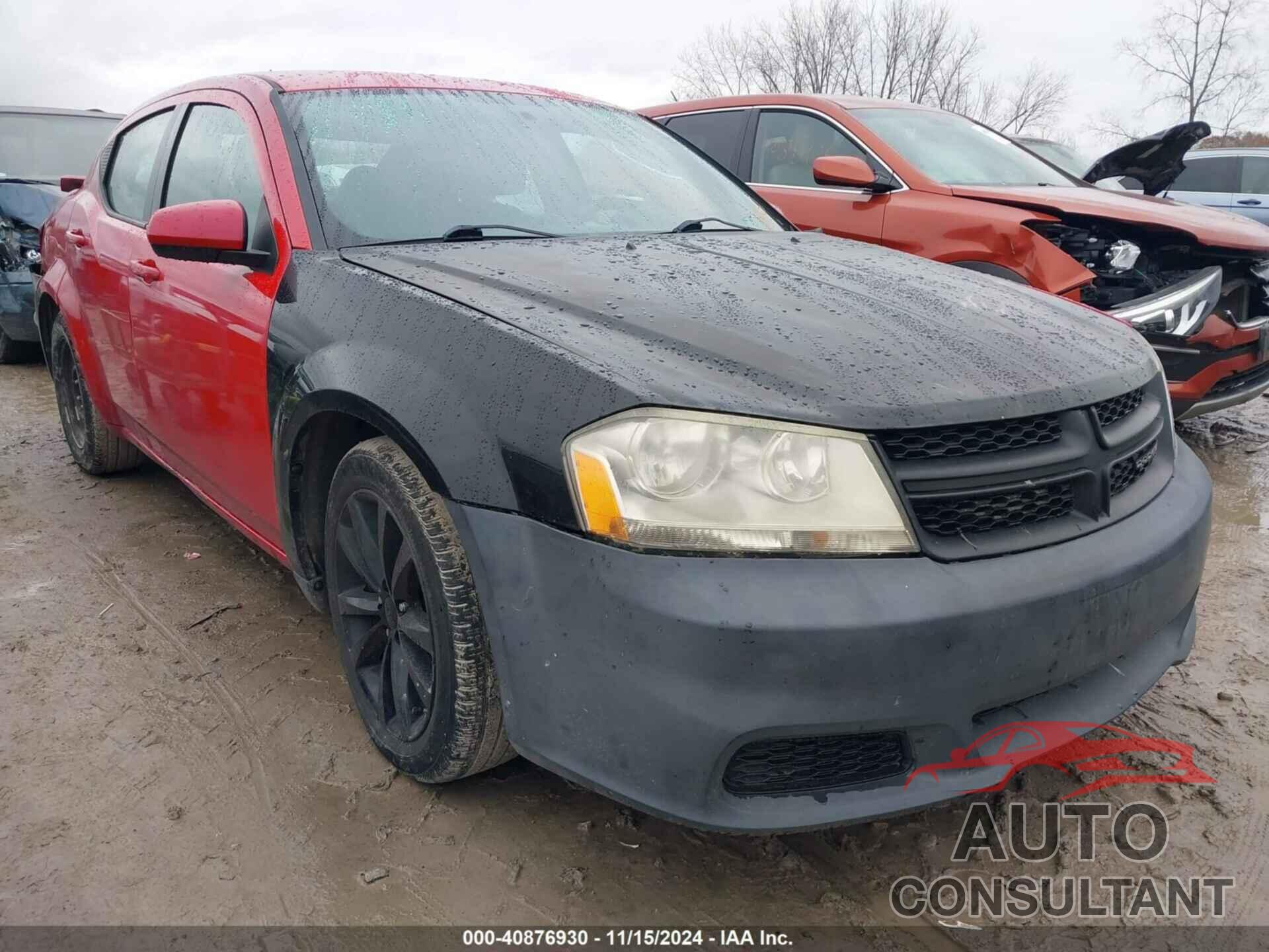 DODGE AVENGER 2013 - 1C3CDZAB7DN658613