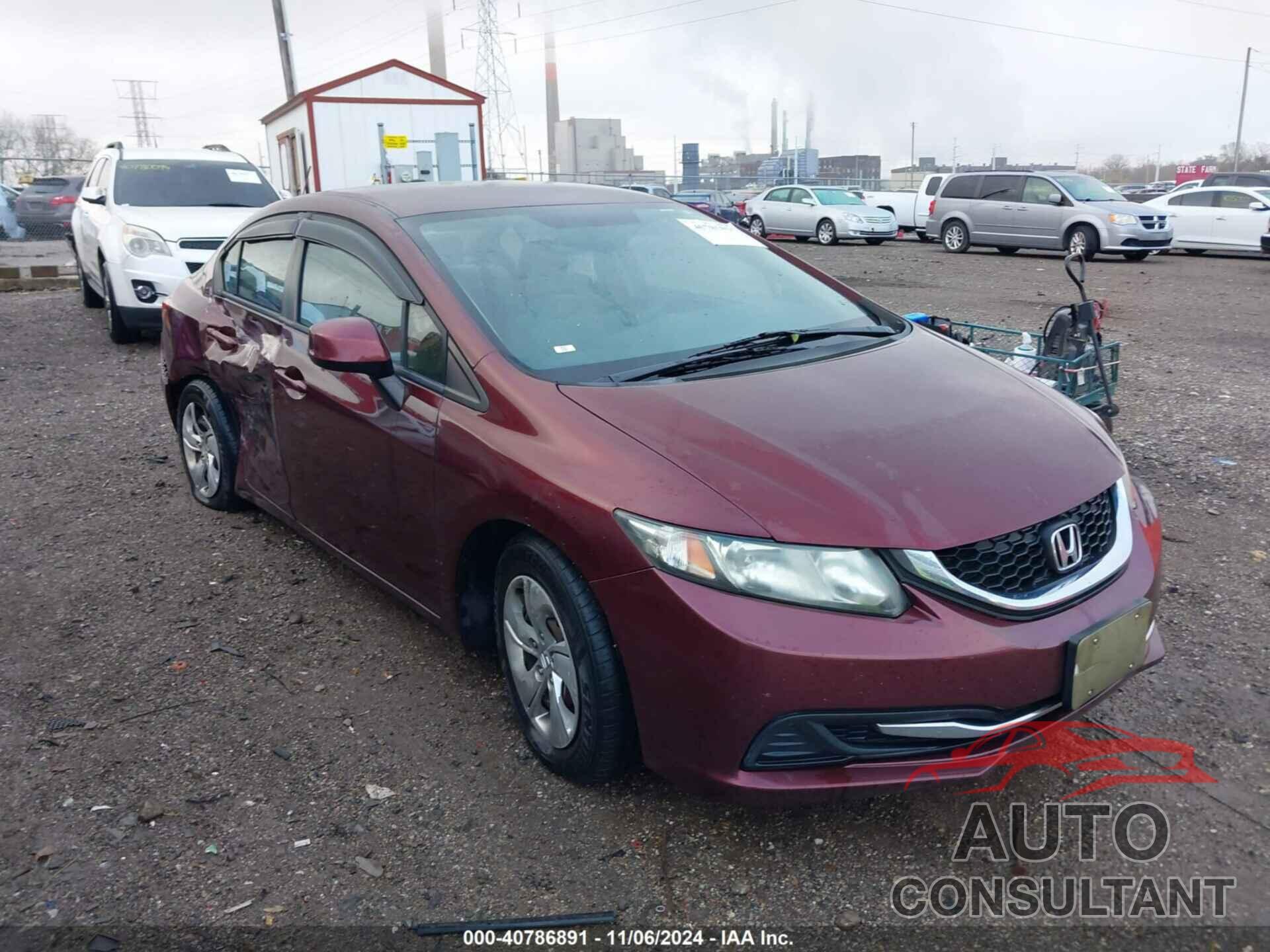HONDA CIVIC 2013 - 19XFB2F57DE097441