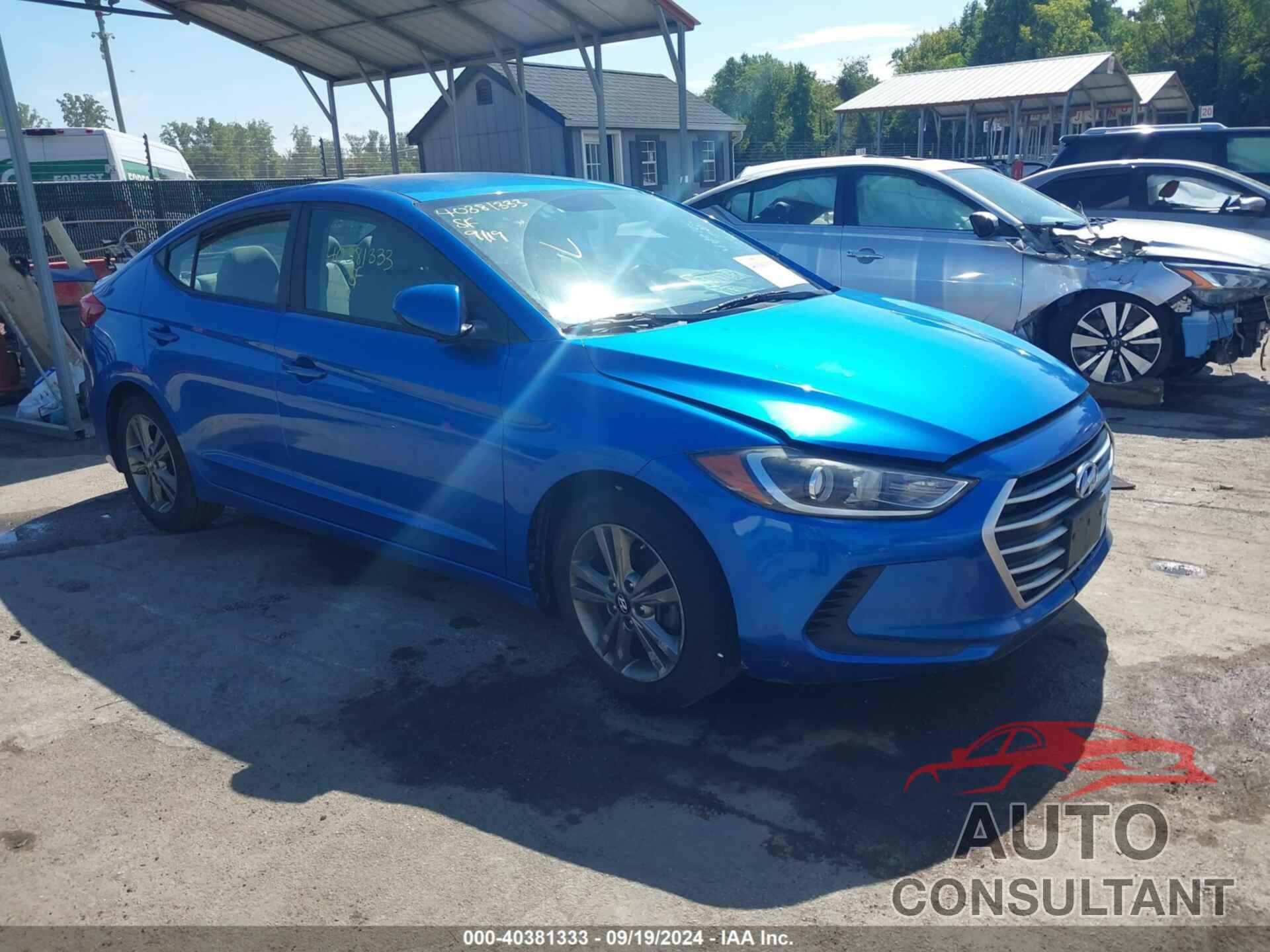 HYUNDAI ELANTRA 2017 - 5NPD84LF4HH010806