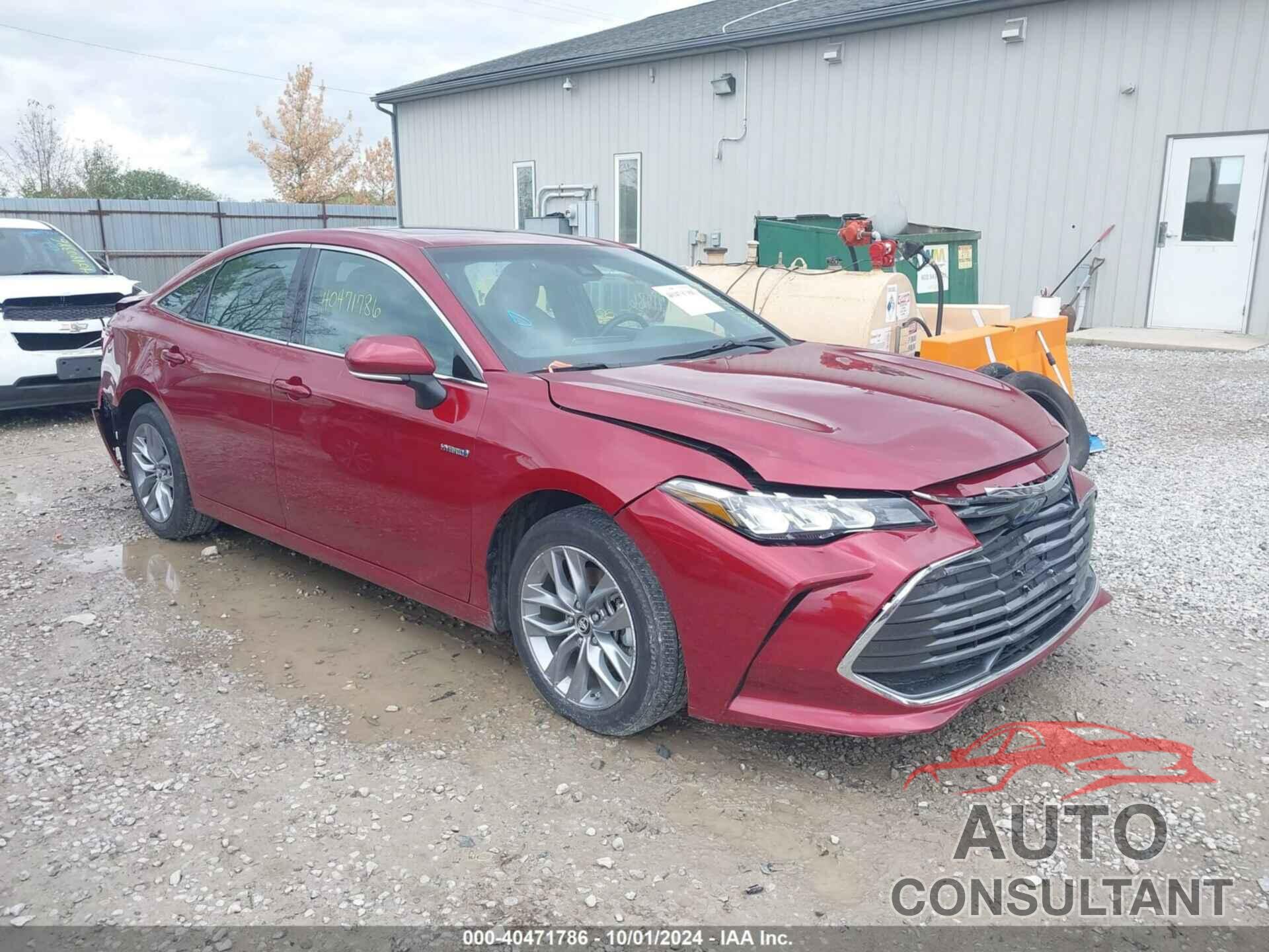 TOYOTA AVALON 2019 - 4T1B21FB8KU008940