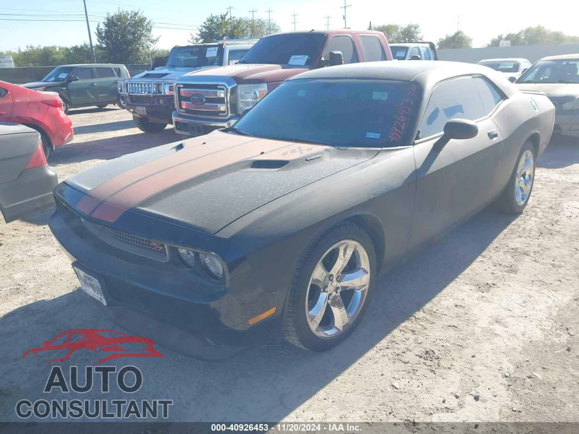 DODGE CHALLENGER 2012 - 2C3CDYBT3CH268634