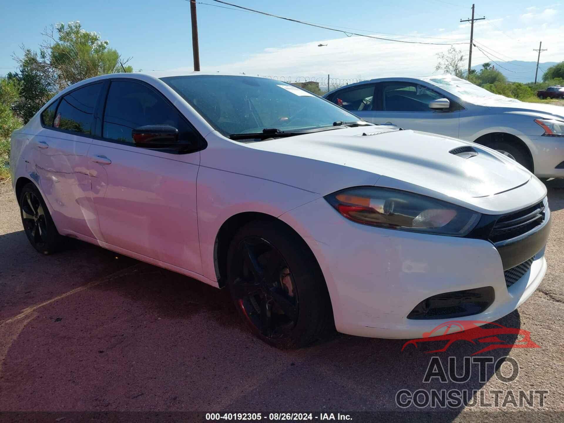 DODGE DART 2016 - 1C3CDFBB8GD624512