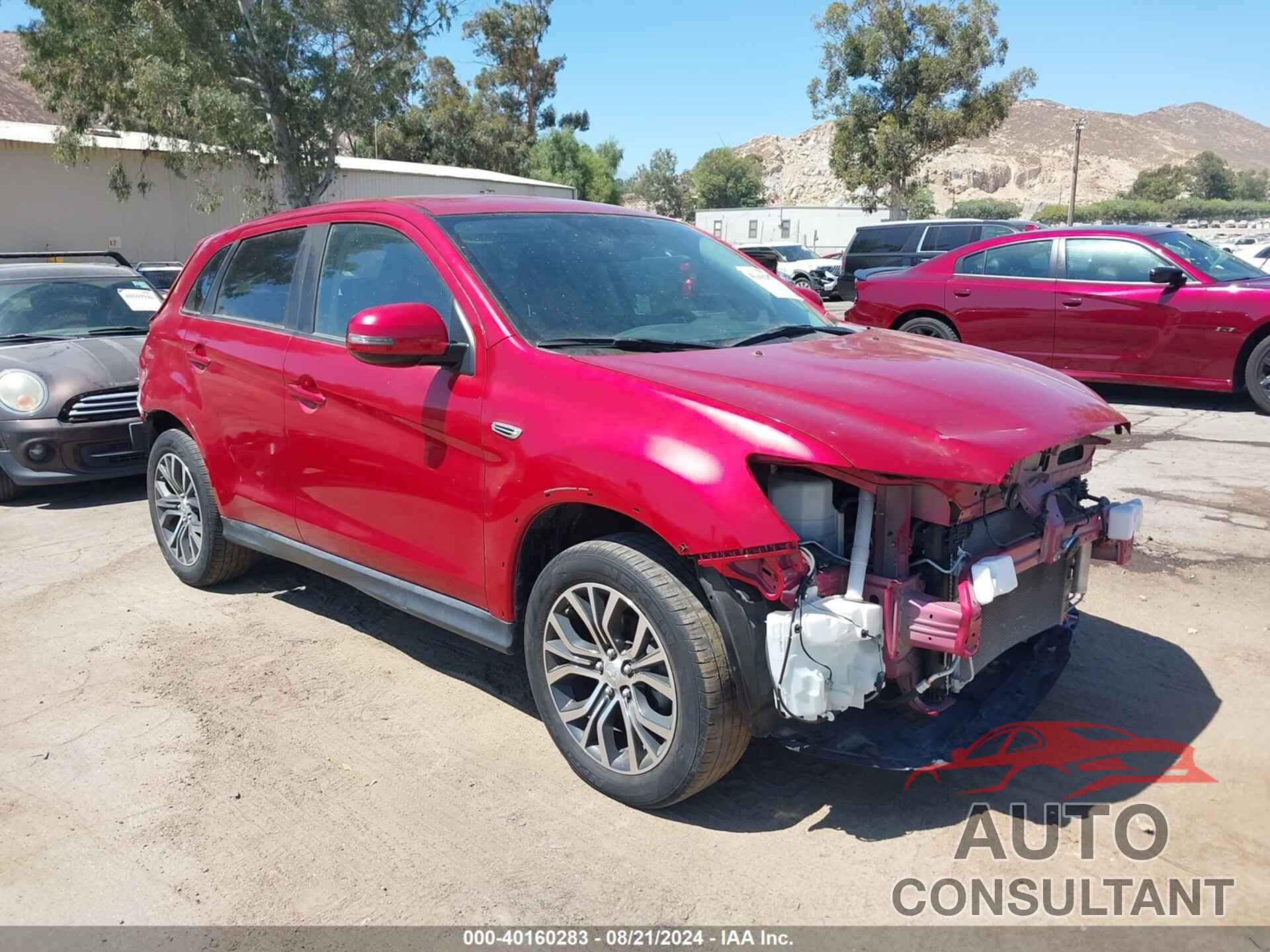 MITSUBISHI OUTLANDER SPORT 2017 - JA4AP3AU4HZ025696