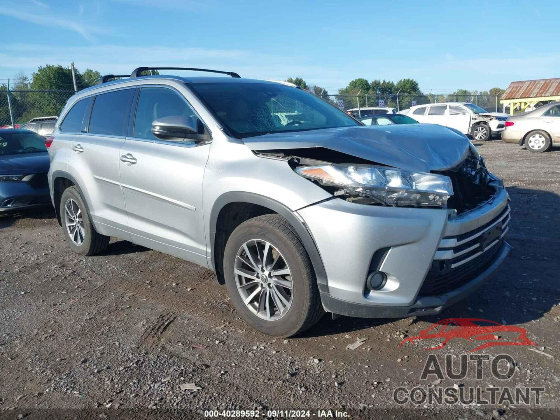 TOYOTA HIGHLANDER 2017 - 5TDJZRFH3HS518625