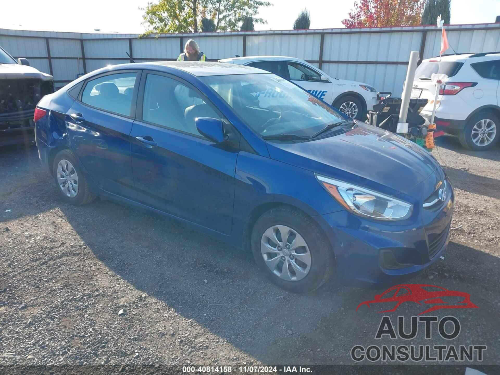 HYUNDAI ACCENT 2017 - KMHCT4AEXHU181517