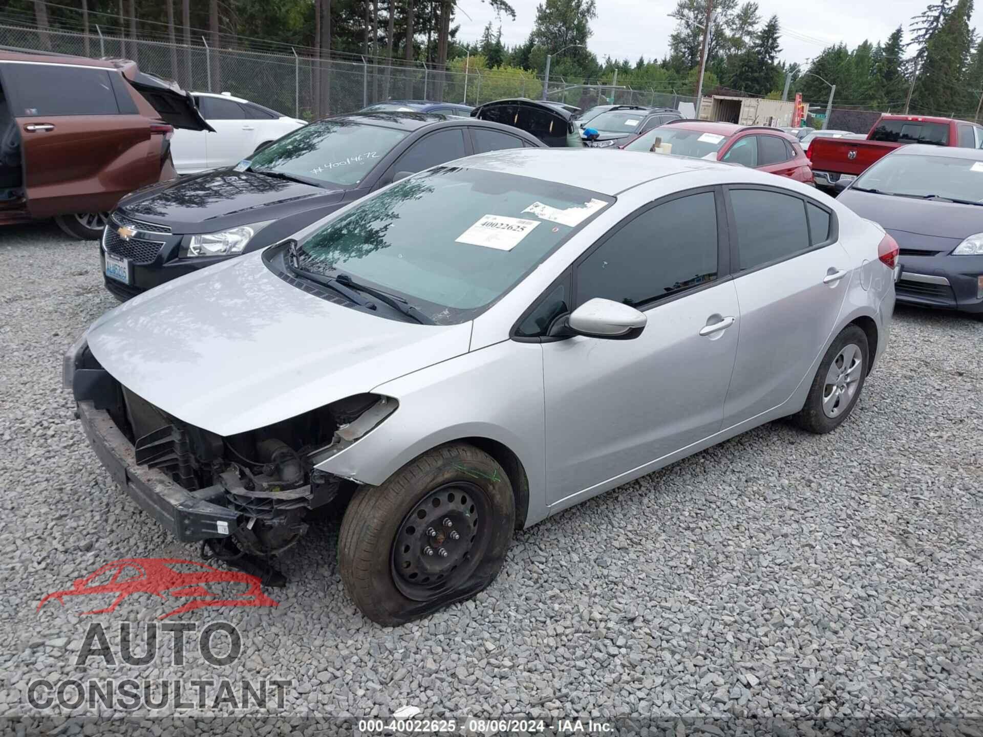 KIA FORTE 2017 - 3KPFL4A73HE029712