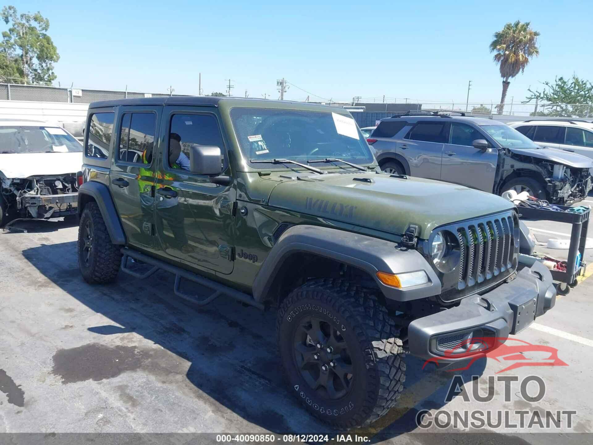 JEEP WRANGLER UNLIMITED 2022 - 1C4HJXDG5NW113205
