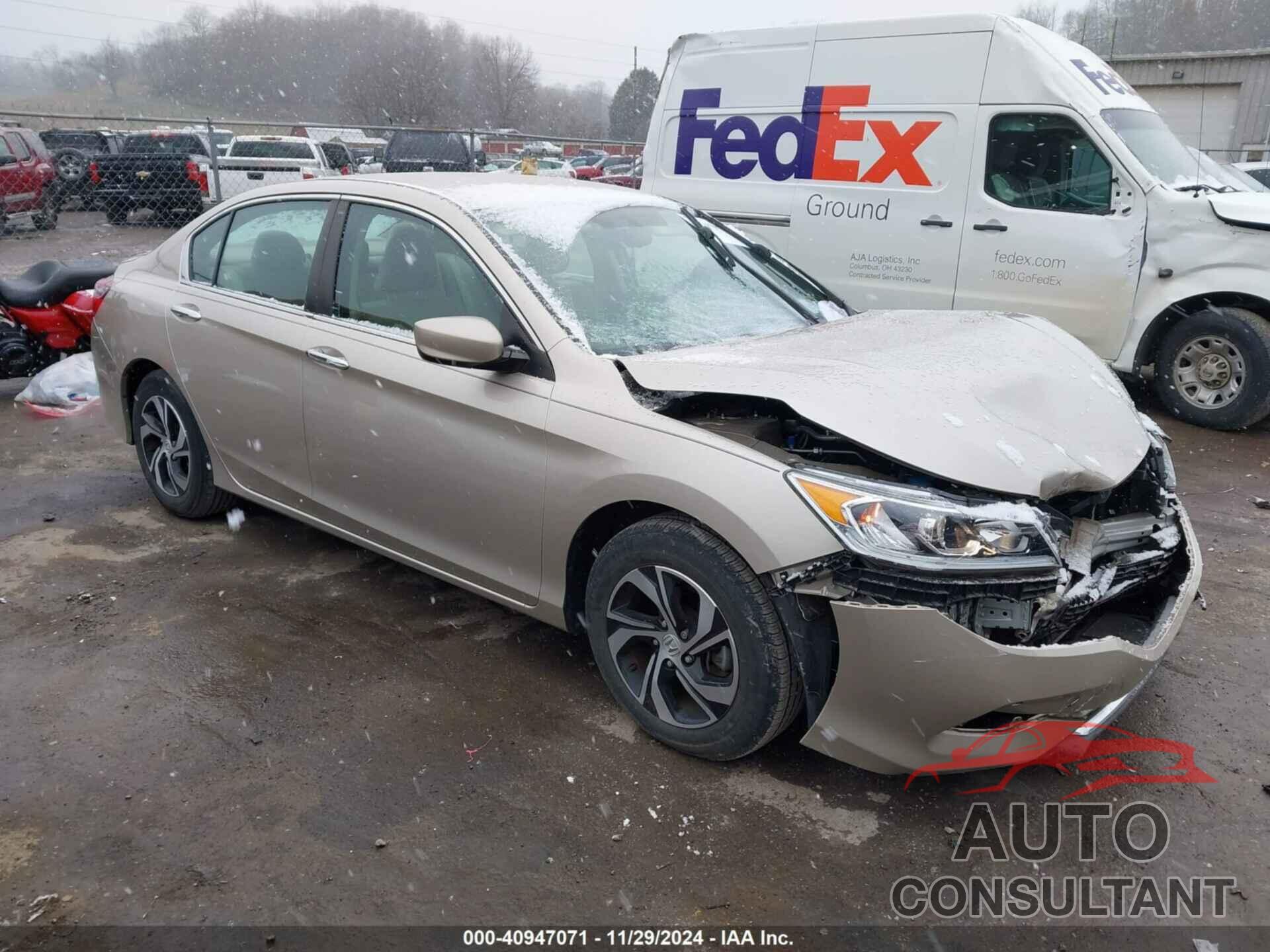 HONDA ACCORD 2017 - 1HGCR2F31HA287095