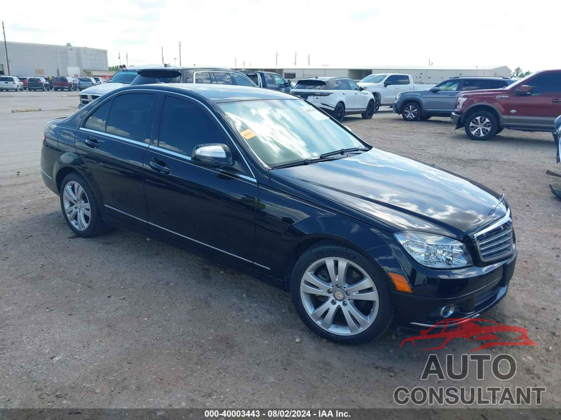 MERCEDES-BENZ C 300 2009 - WDDGF54X19R044346