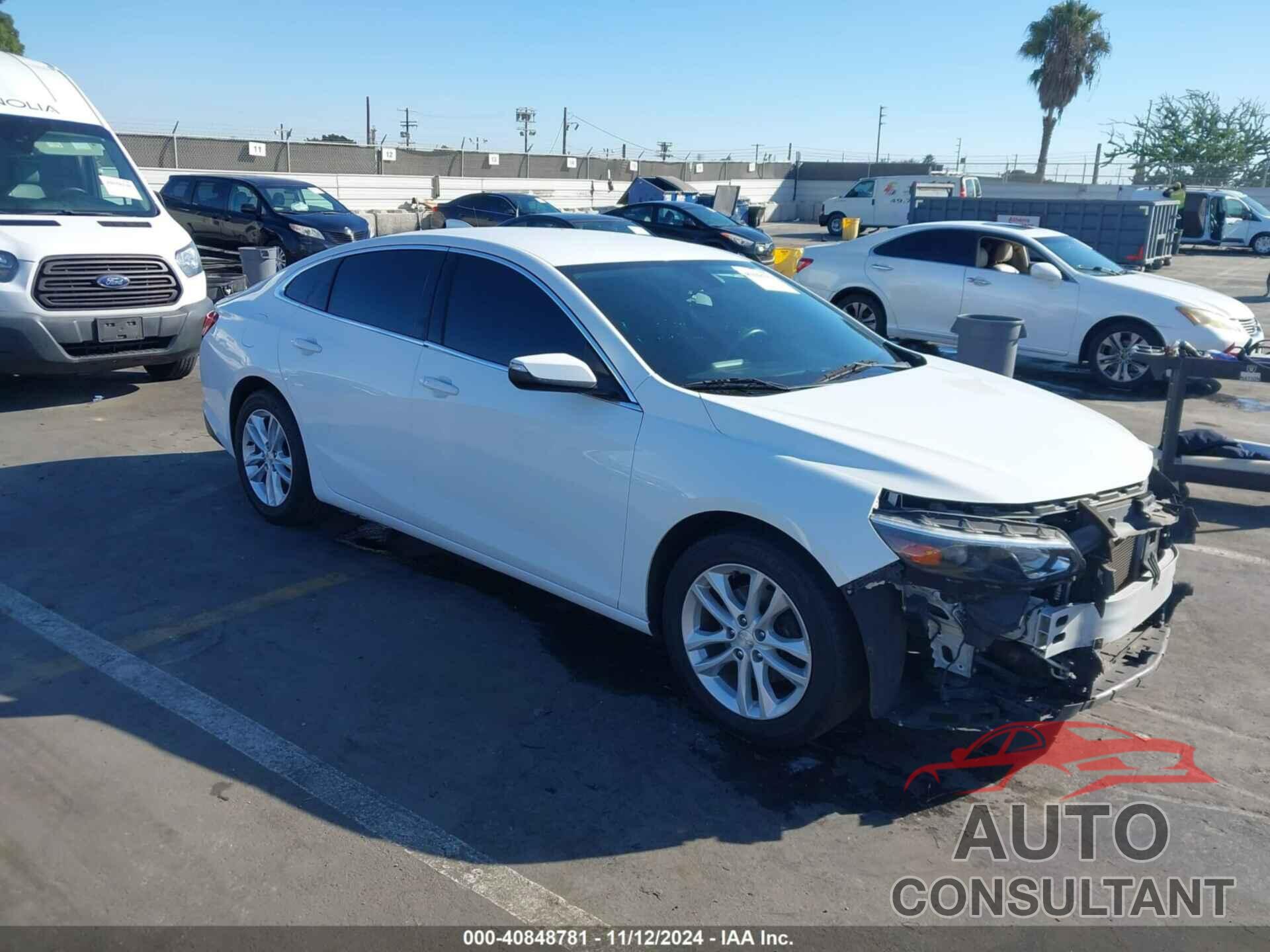 CHEVROLET MALIBU 2016 - 1G1ZE5ST0GF246835