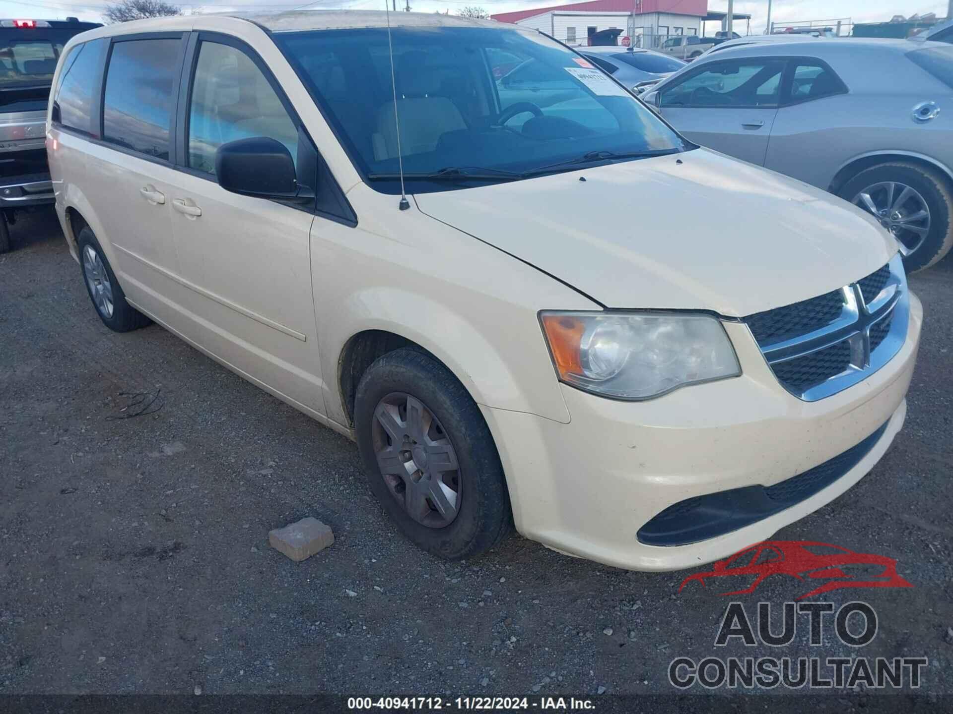 DODGE GRAND CARAVAN 2012 - 2C4RDGBG0CR384404