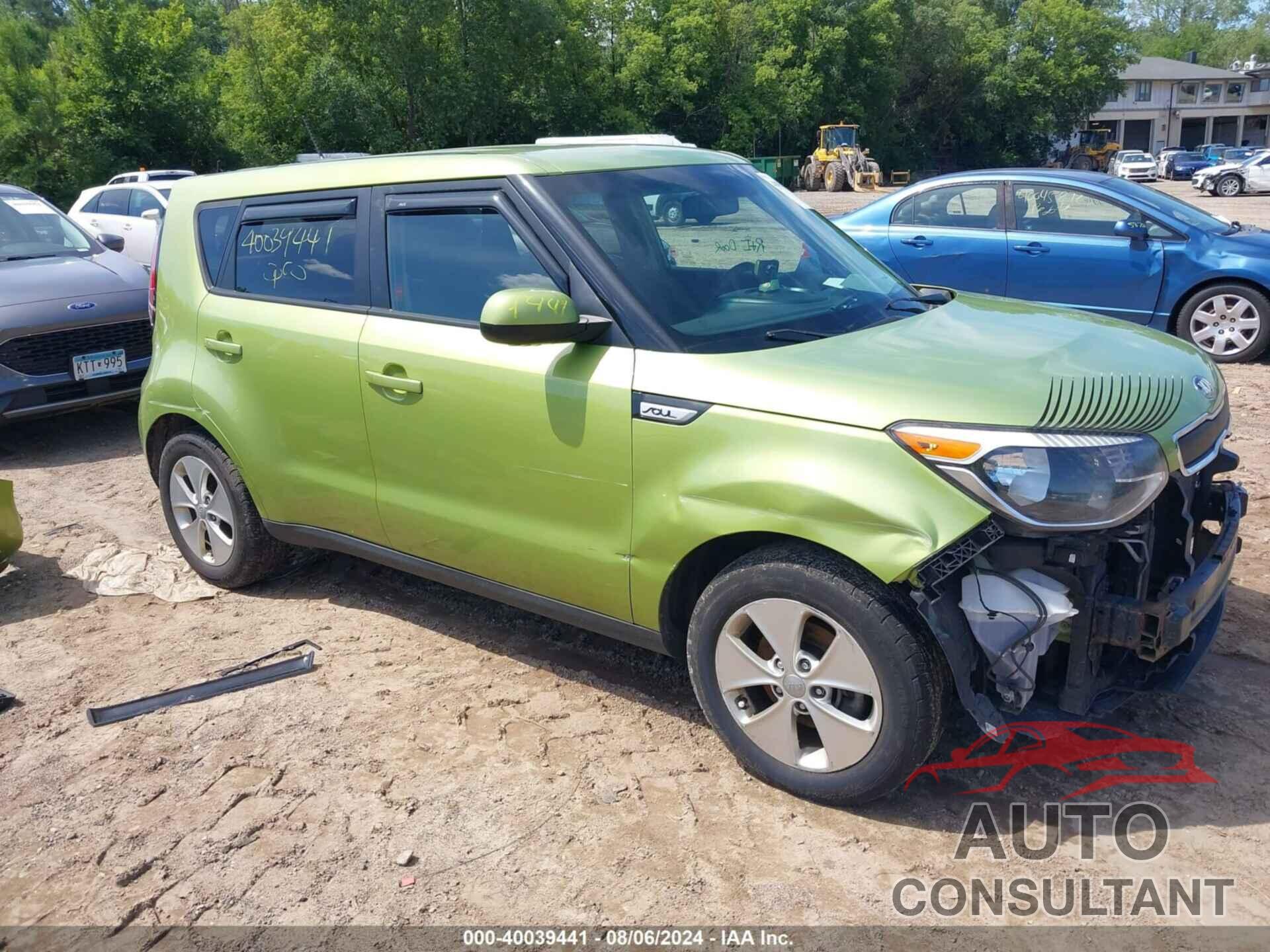 KIA SOUL 2016 - KNDJN2A28G7831233