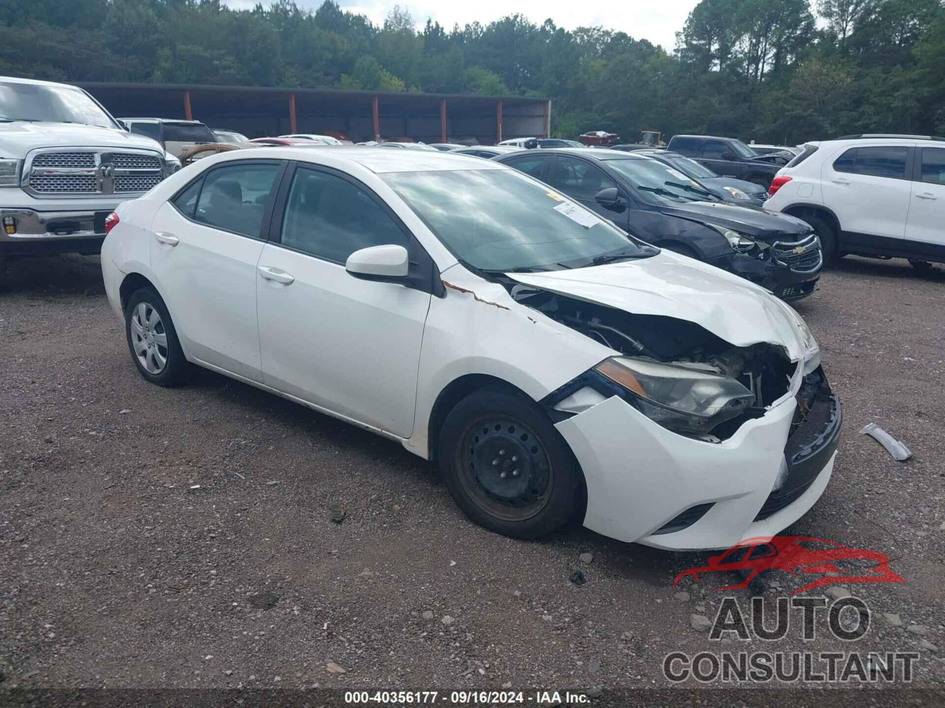 TOYOTA COROLLA 2016 - 2T1BURHE8GC534915