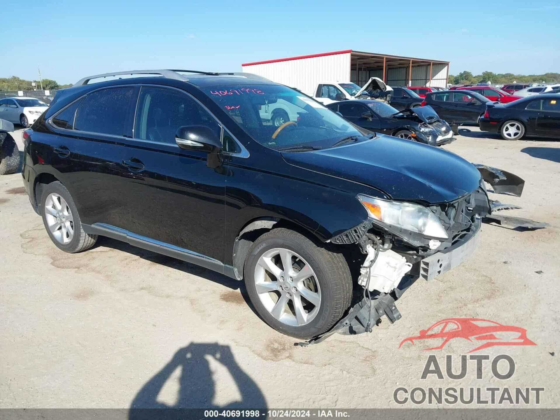LEXUS RX 350 2010 - 2T2ZK1BA8AC035403
