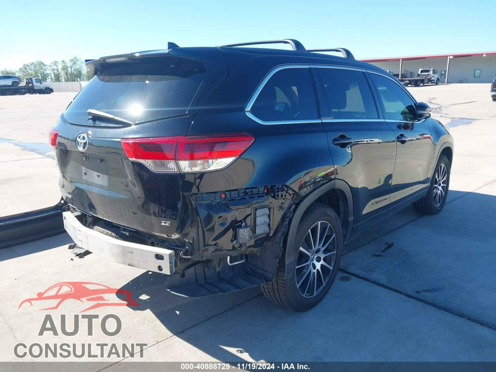 TOYOTA HIGHLANDER 2017 - 5TDKZRFH6HS227671