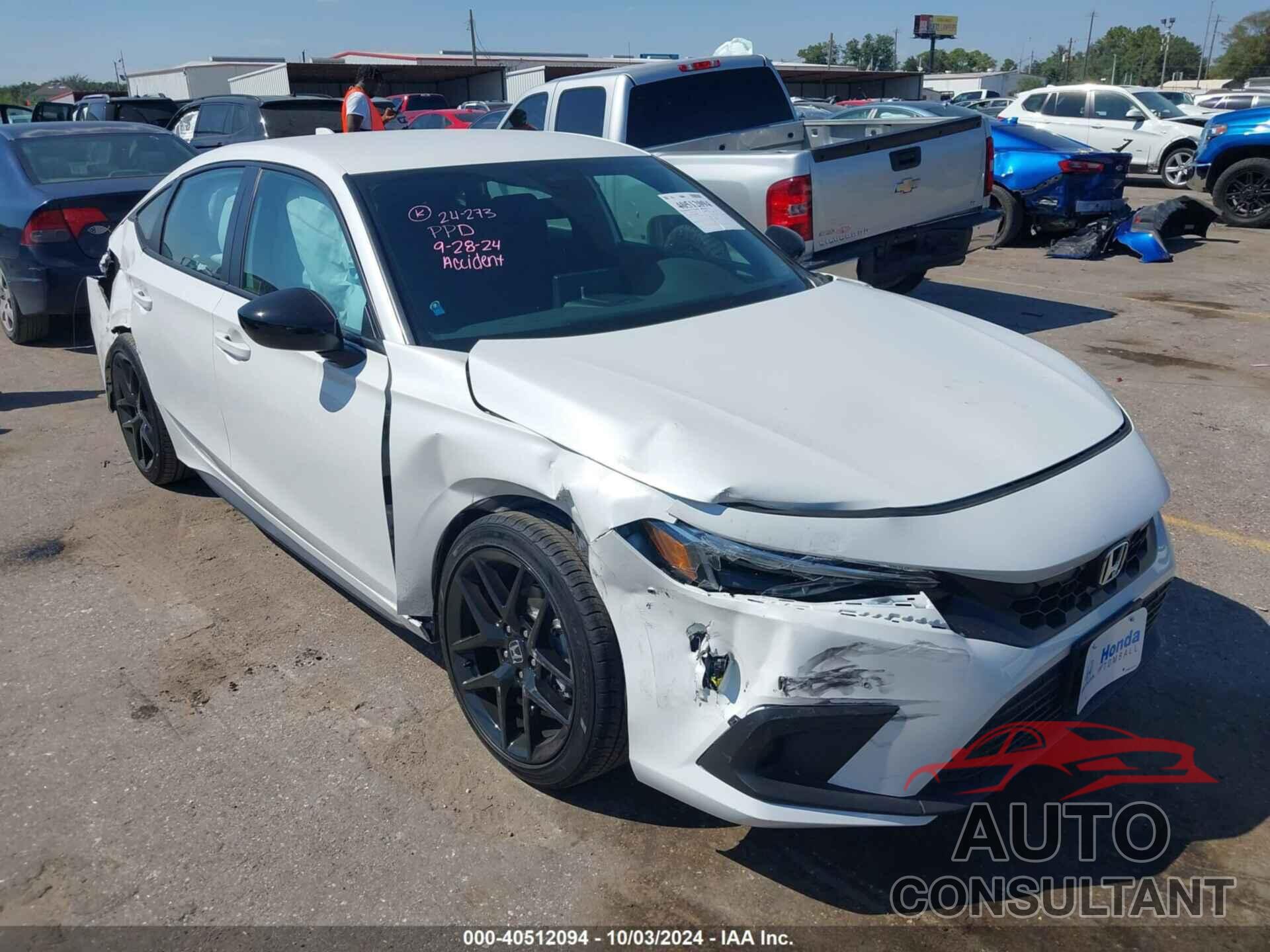 HONDA CIVIC 2024 - 19XFL2H88RE040094