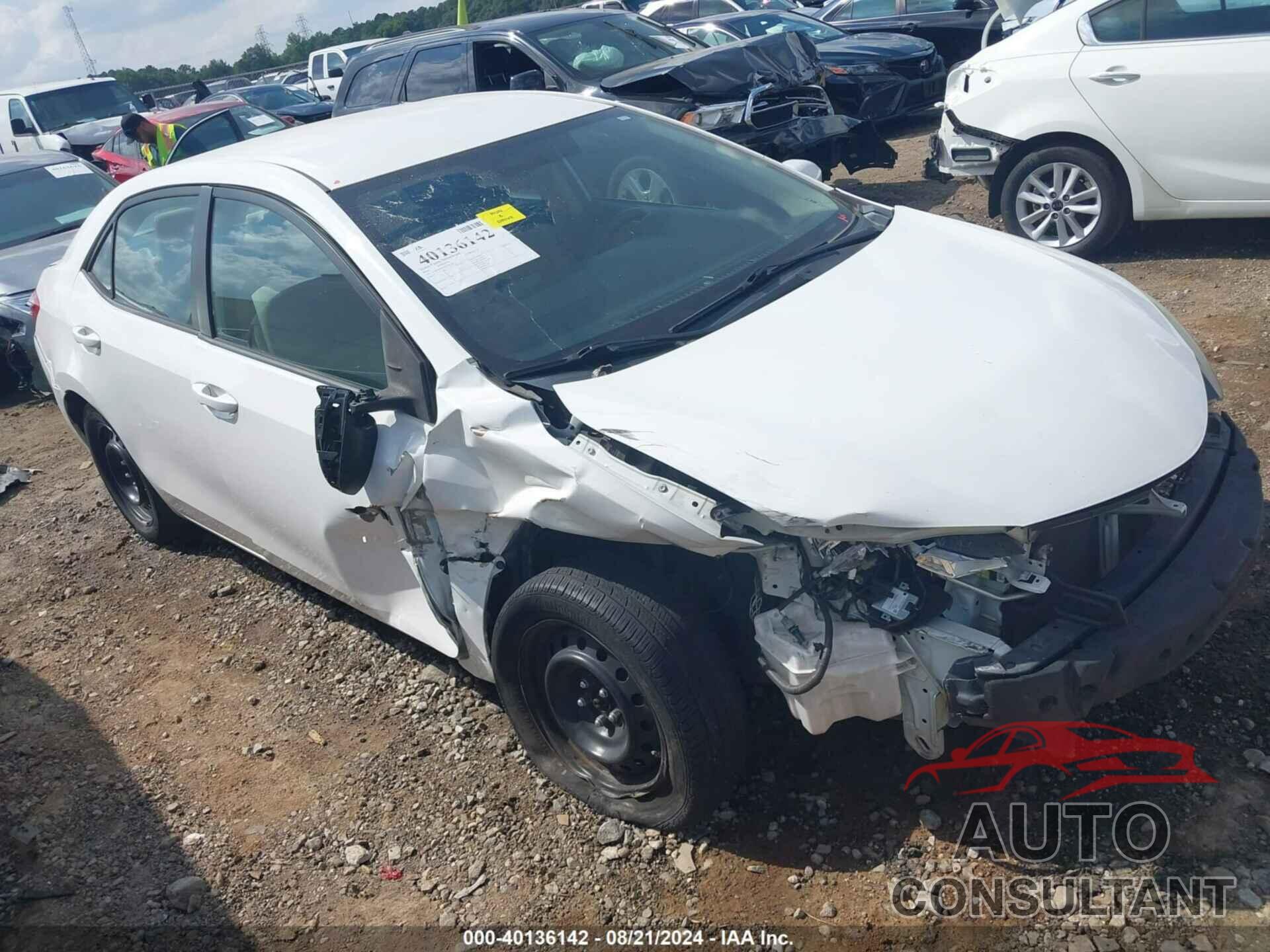 TOYOTA COROLLA 2016 - 2T1BURHE2GC499126