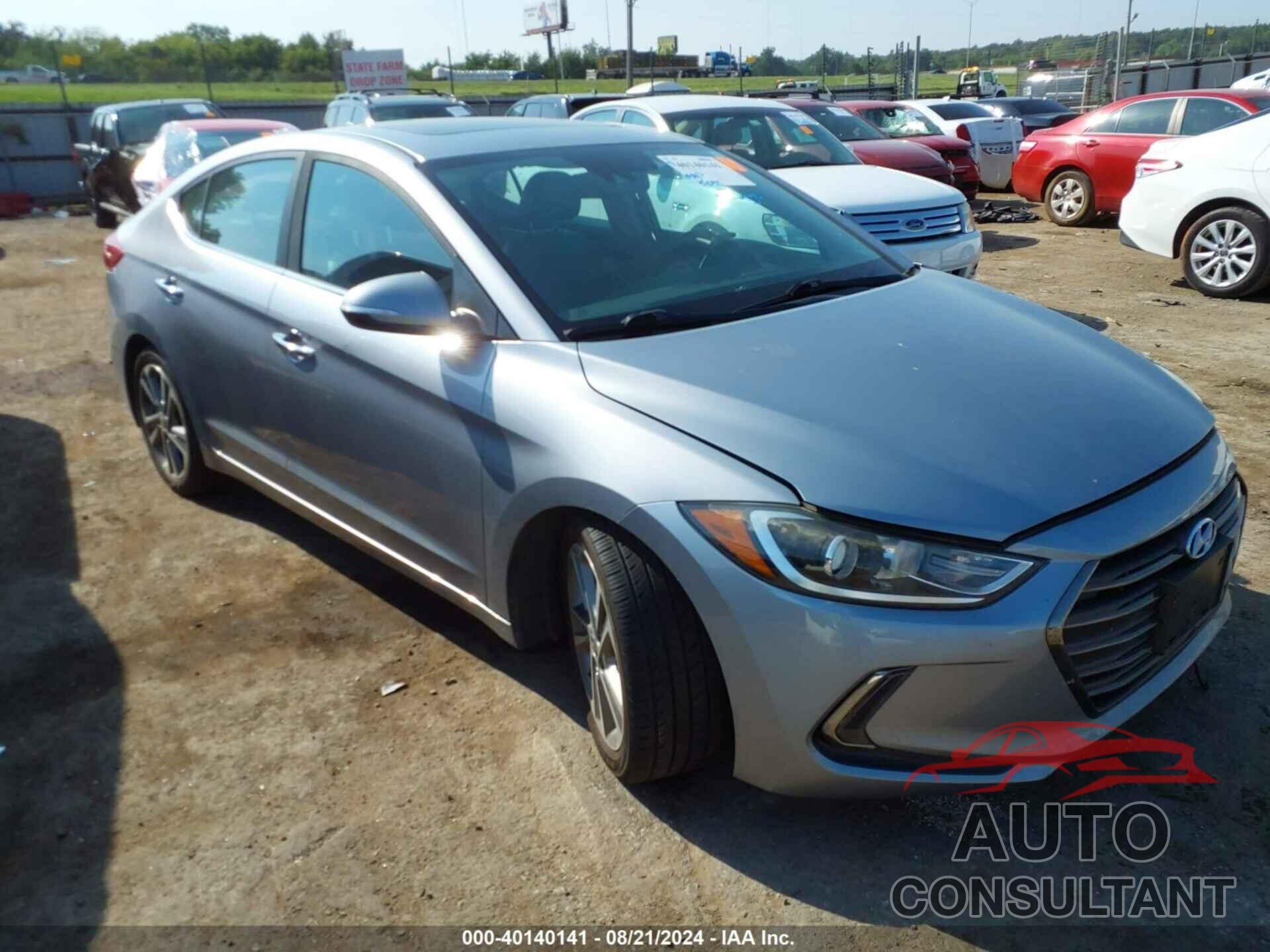 HYUNDAI ELANTRA 2017 - 5NPD84LF9HH062058