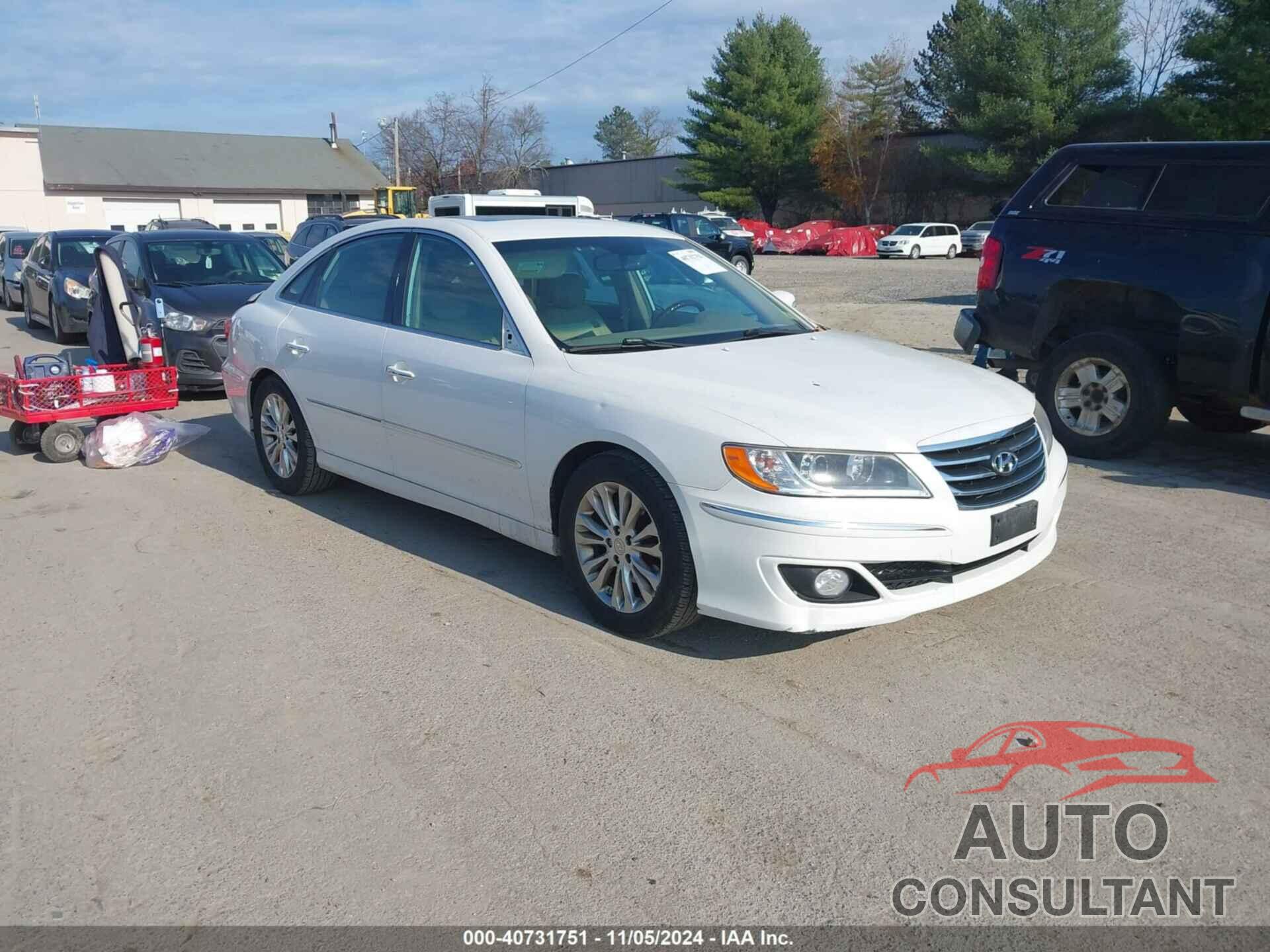 HYUNDAI AZERA 2011 - KMHFC4DF0BA532798