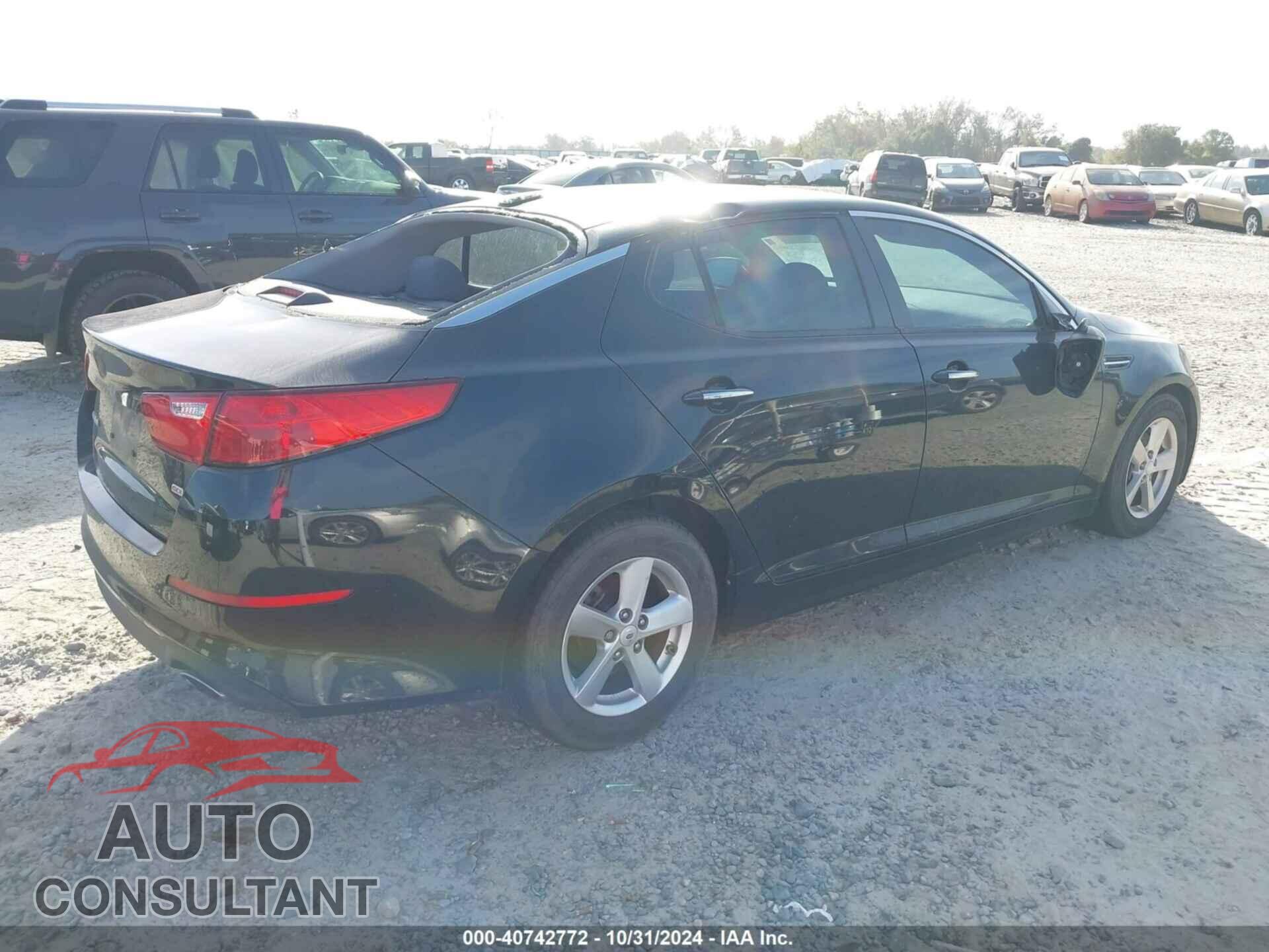 KIA OPTIMA 2015 - KNAGM4A72F5653573