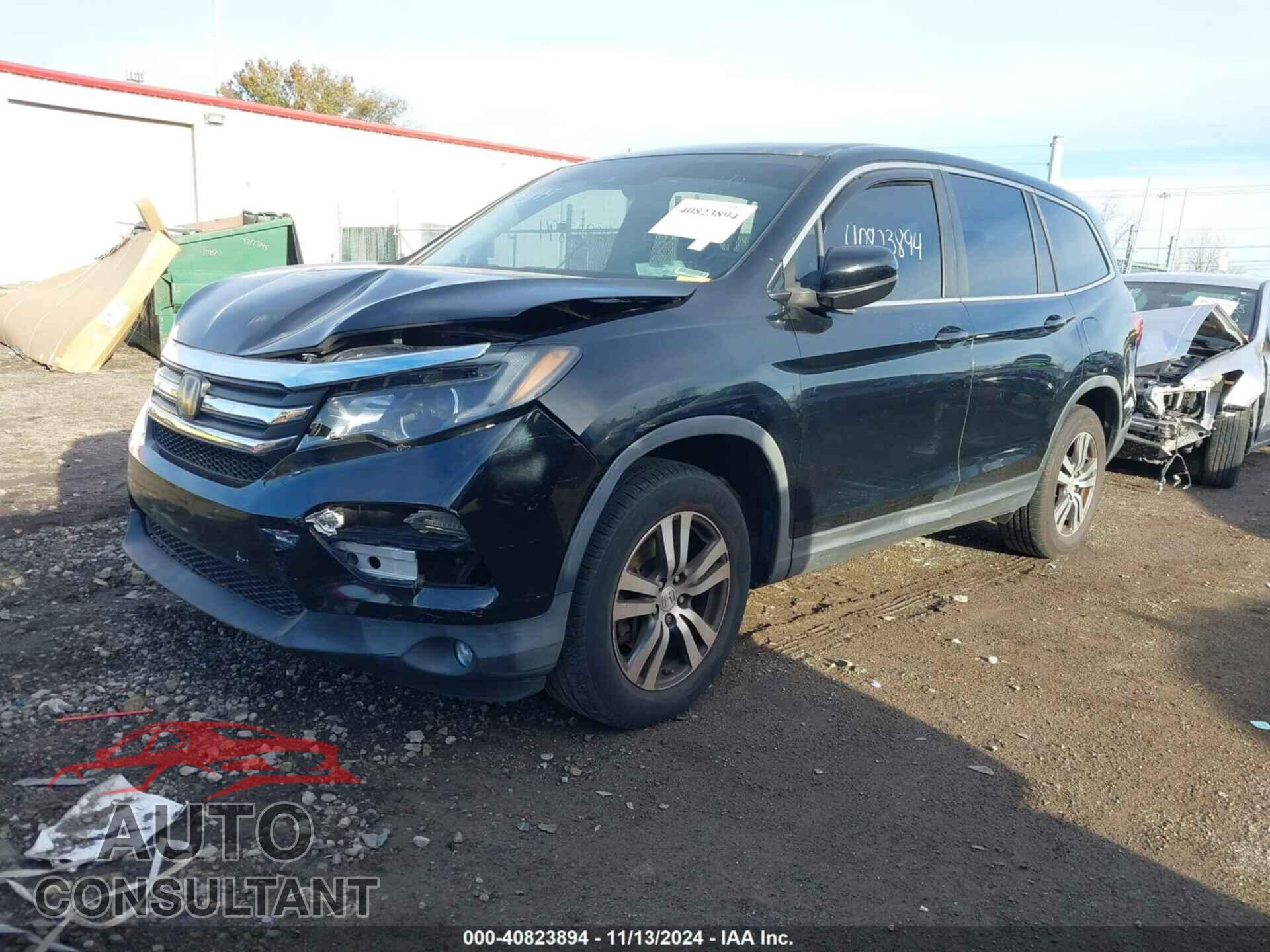 HONDA PILOT 2017 - 5FNYF6H63HB026828