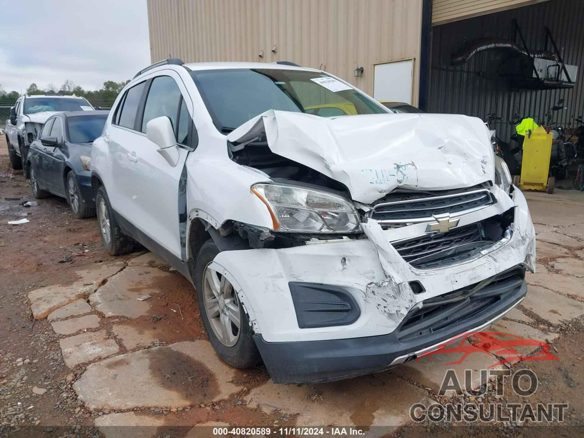 CHEVROLET TRAX 2016 - 3GNCJPSB7GL261471