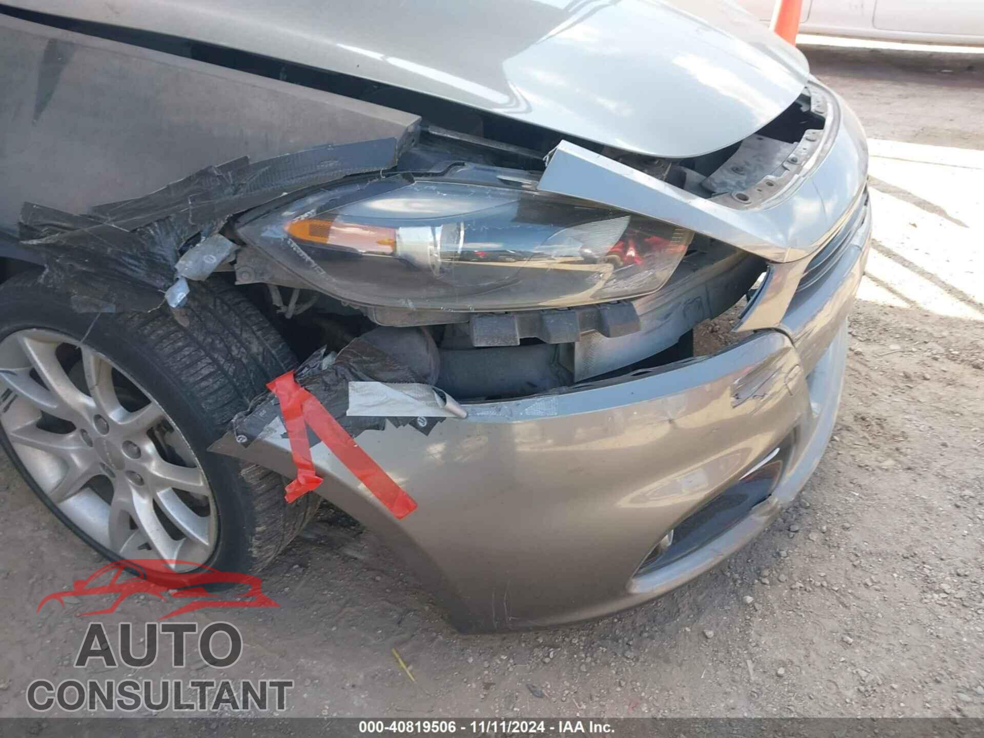 DODGE DART 2013 - 1C3CDFBA3DD310317