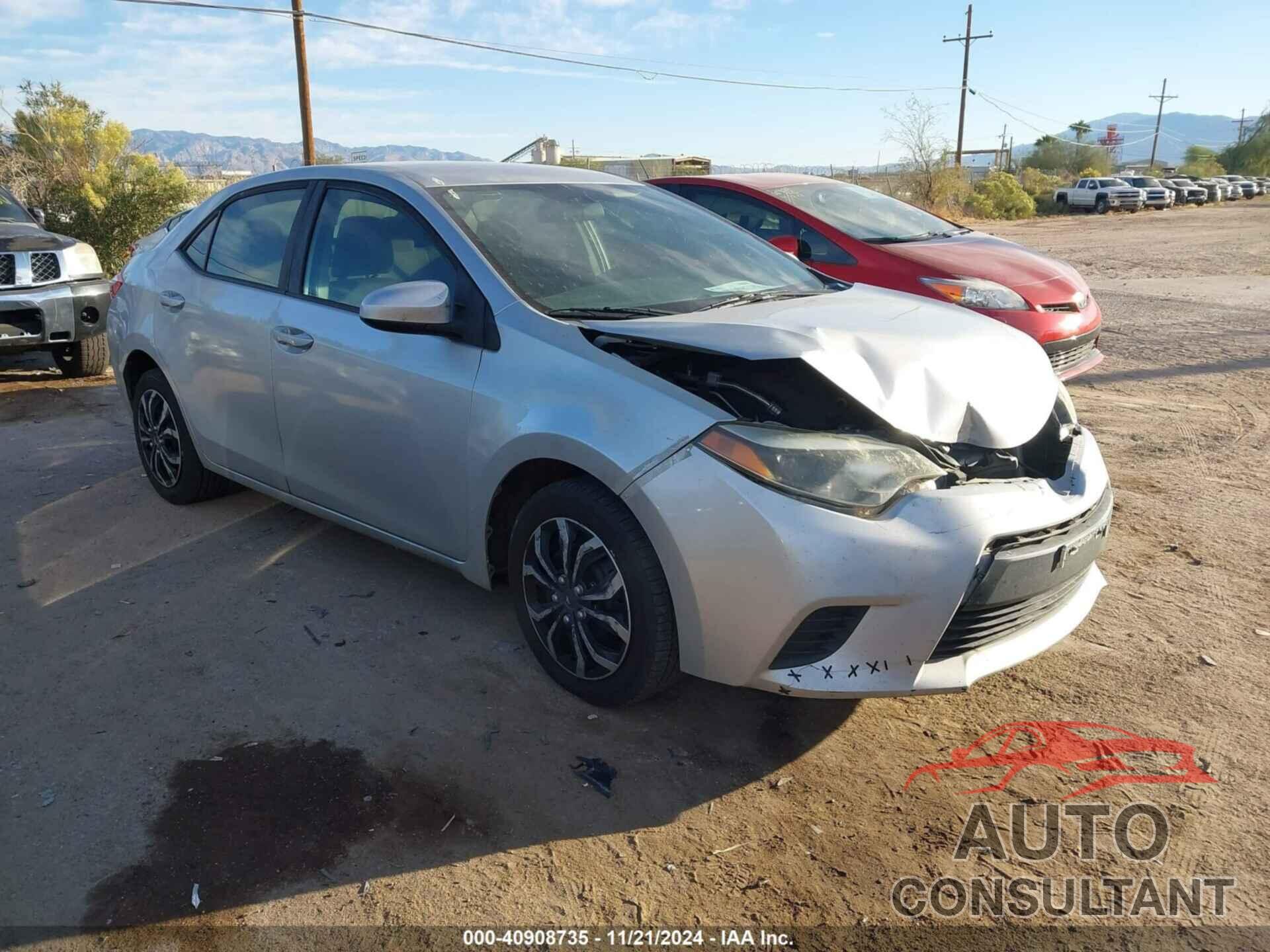 TOYOTA COROLLA 2014 - 5YFBURHEXEP154214