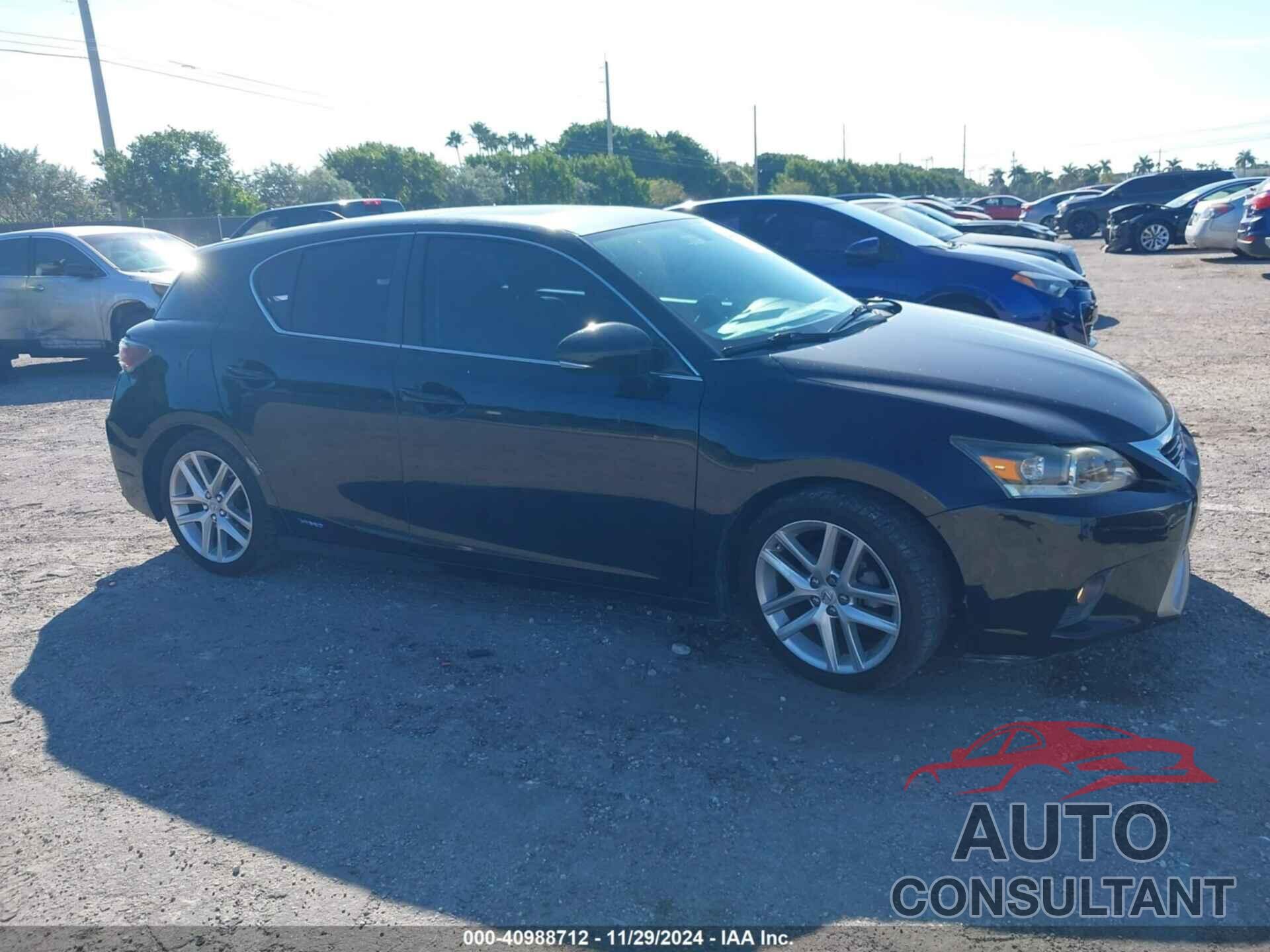 LEXUS CT 200H 2015 - JTHKD5BHXF2227544