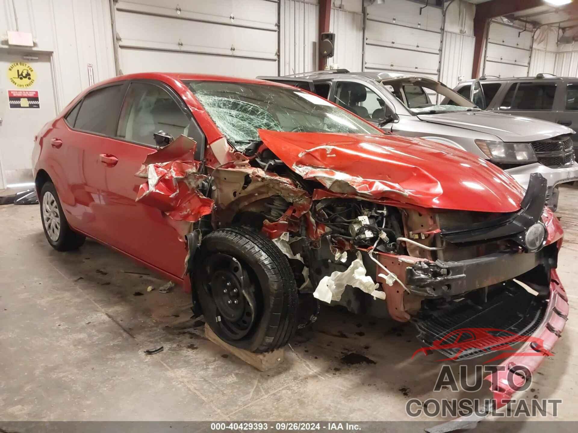 TOYOTA COROLLA 2017 - 5YFBURHE9HP615942