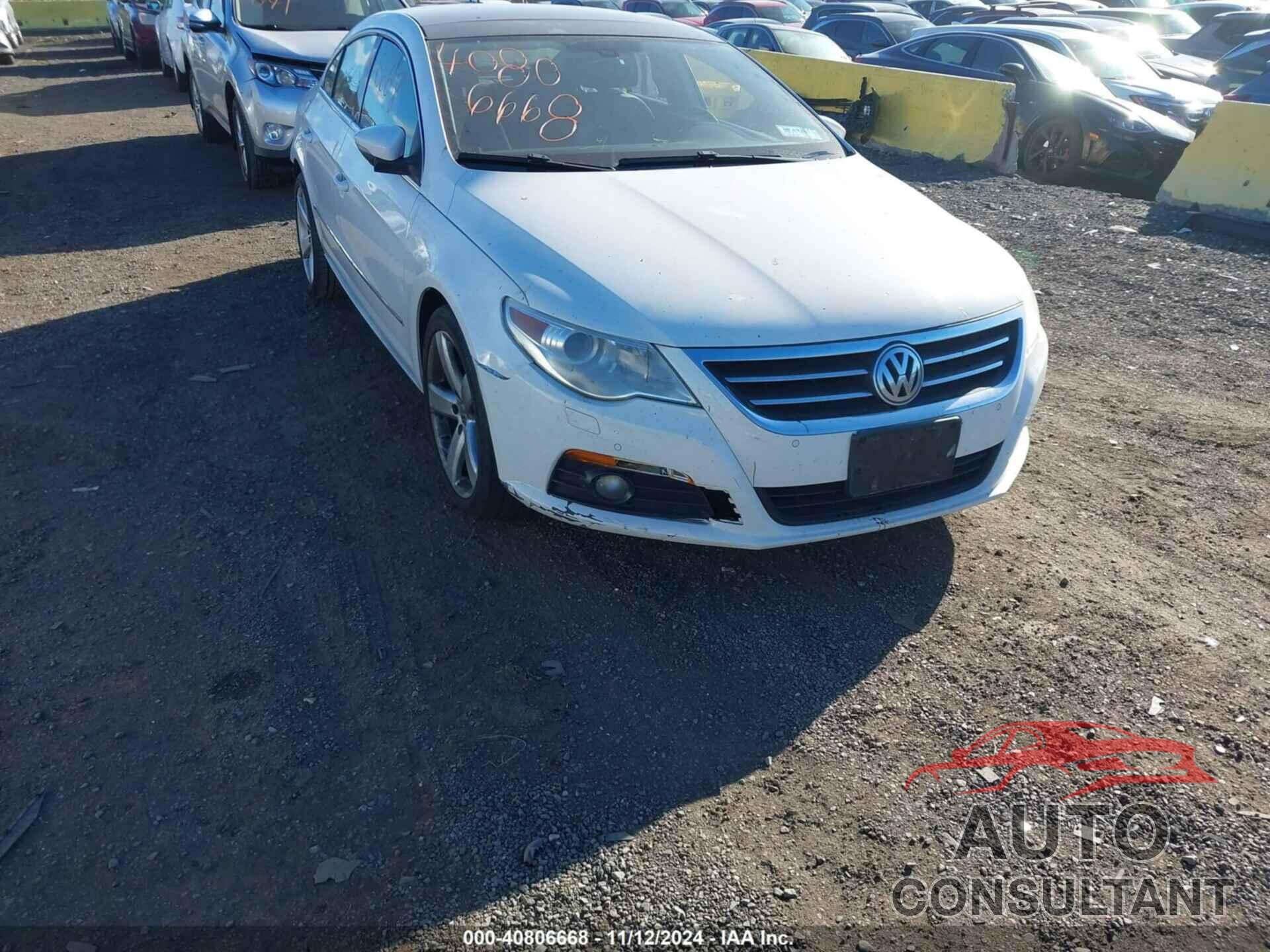 VOLKSWAGEN CC 2009 - WVWGU73C19E544105