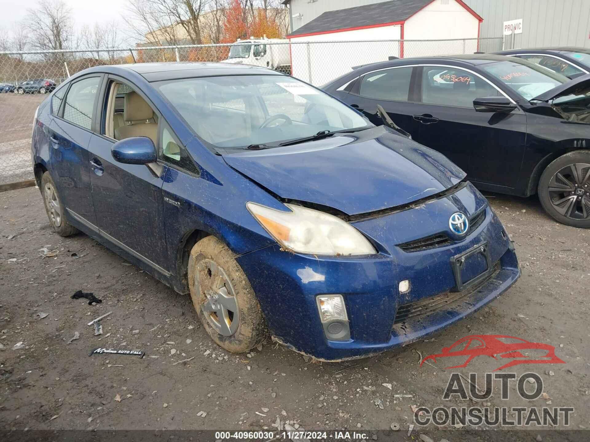 TOYOTA PRIUS 2011 - JTDKN3DU8B0304527