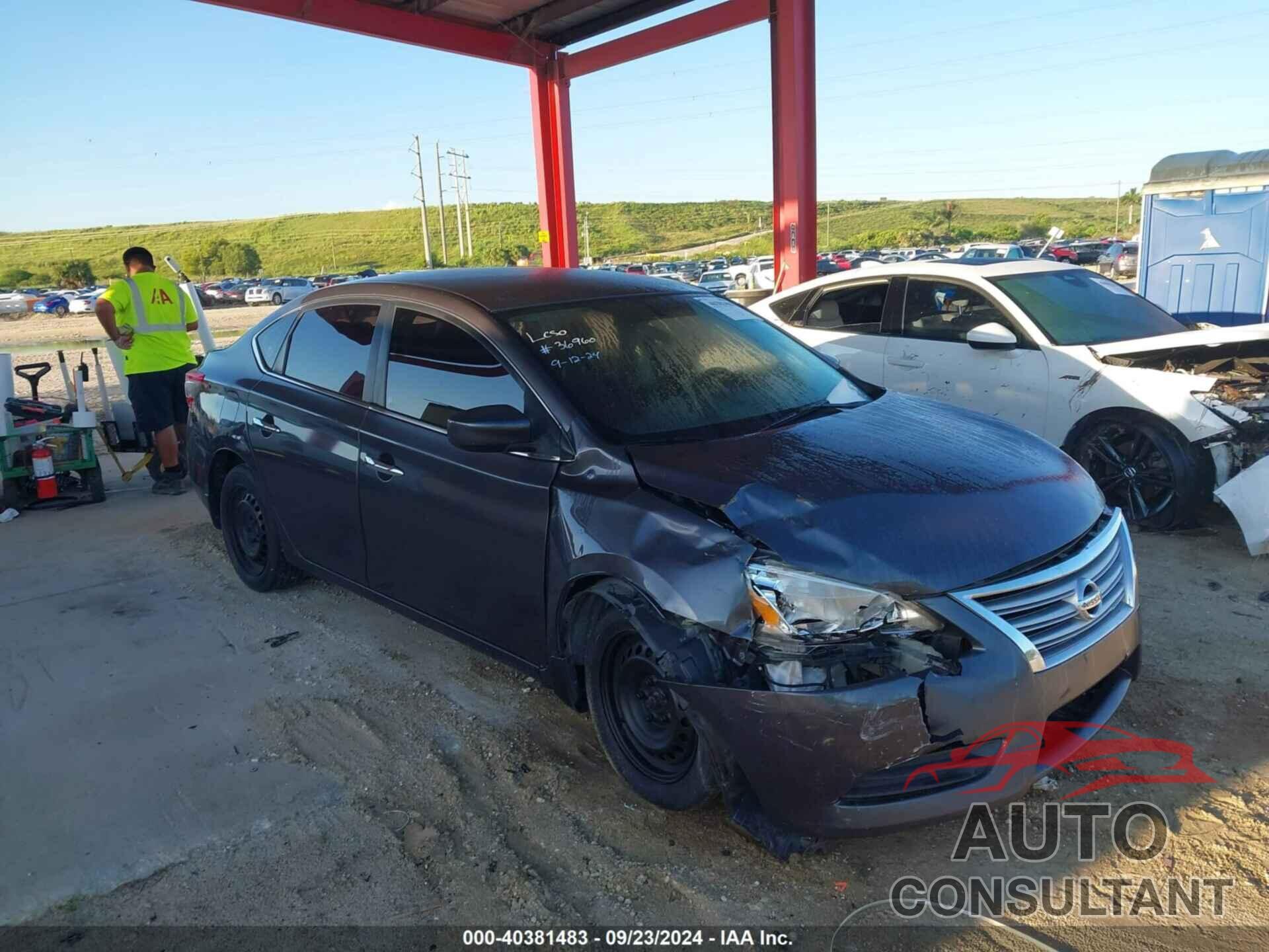 NISSAN SENTRA 2013 - 3N1AB7AP6DL684471