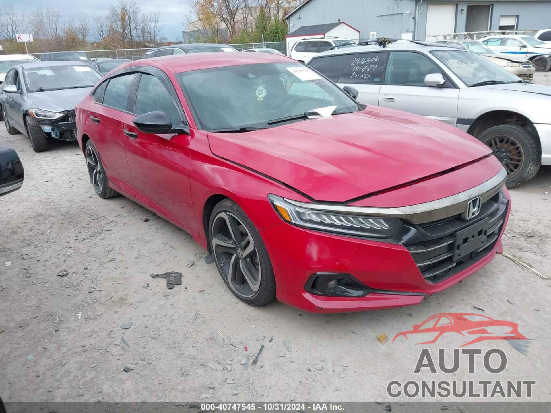 HONDA ACCORD 2021 - 1HGCV1F33MA017091