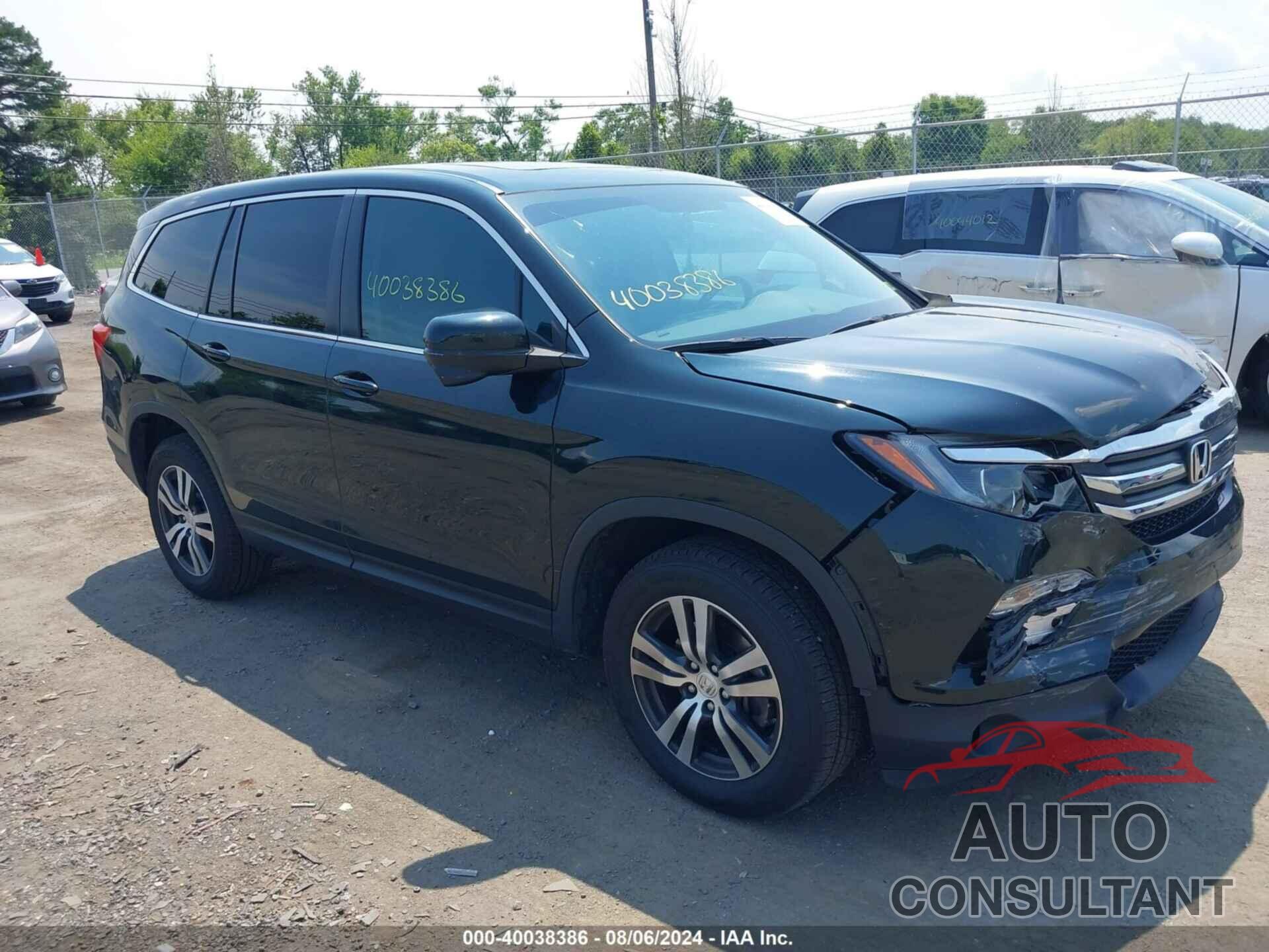 HONDA PILOT 2018 - 5FNYF6H53JB012618