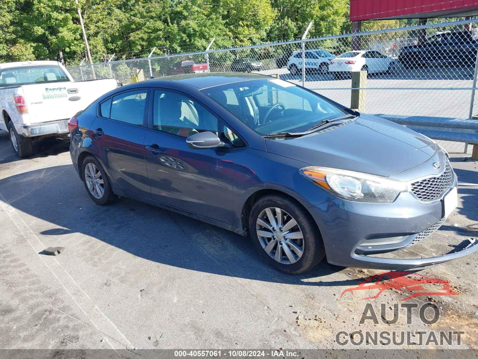 KIA FORTE 2016 - KNAFX4A61G5563228