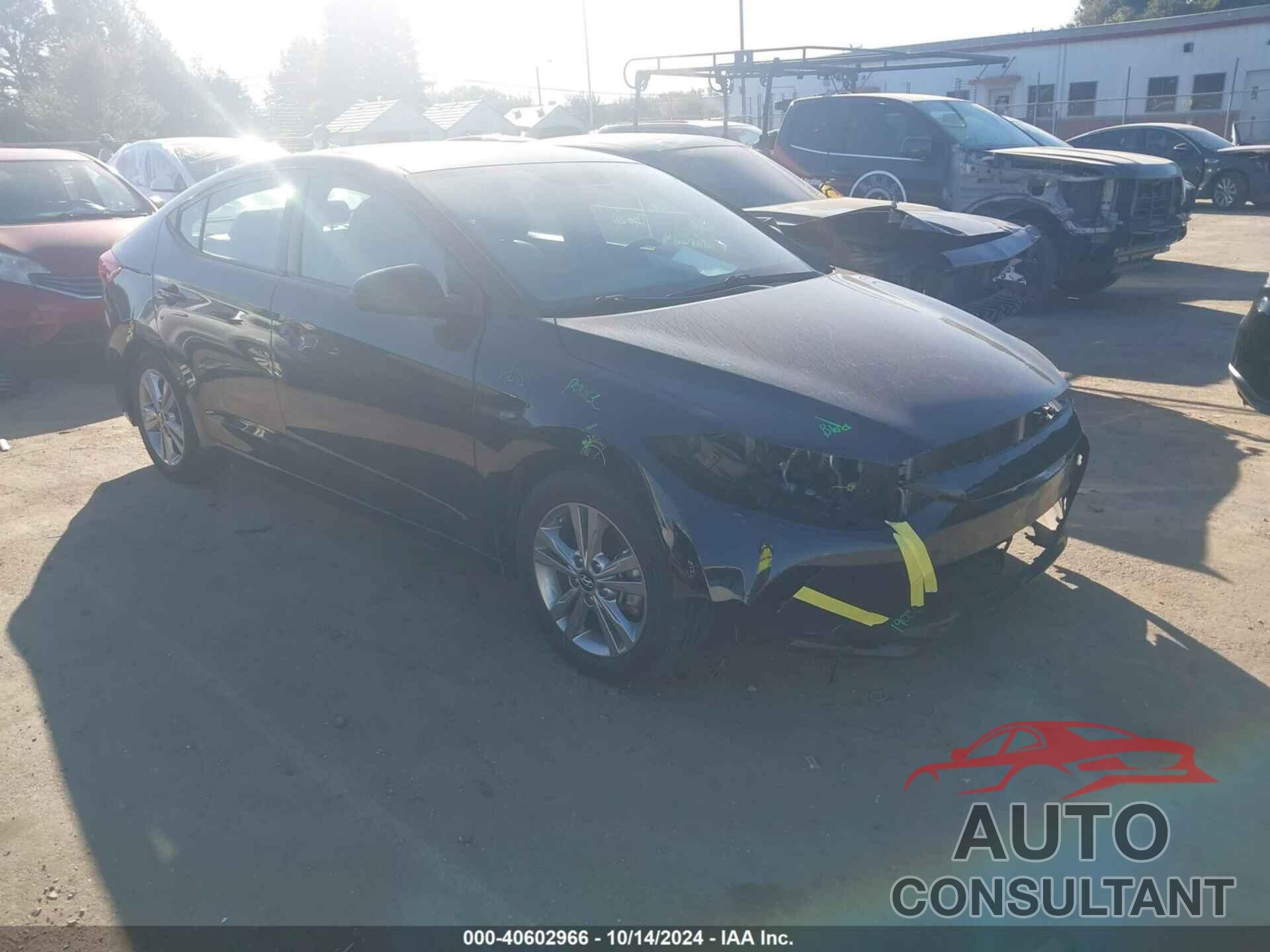 HYUNDAI ELANTRA 2017 - 5NPD84LF3HH028181