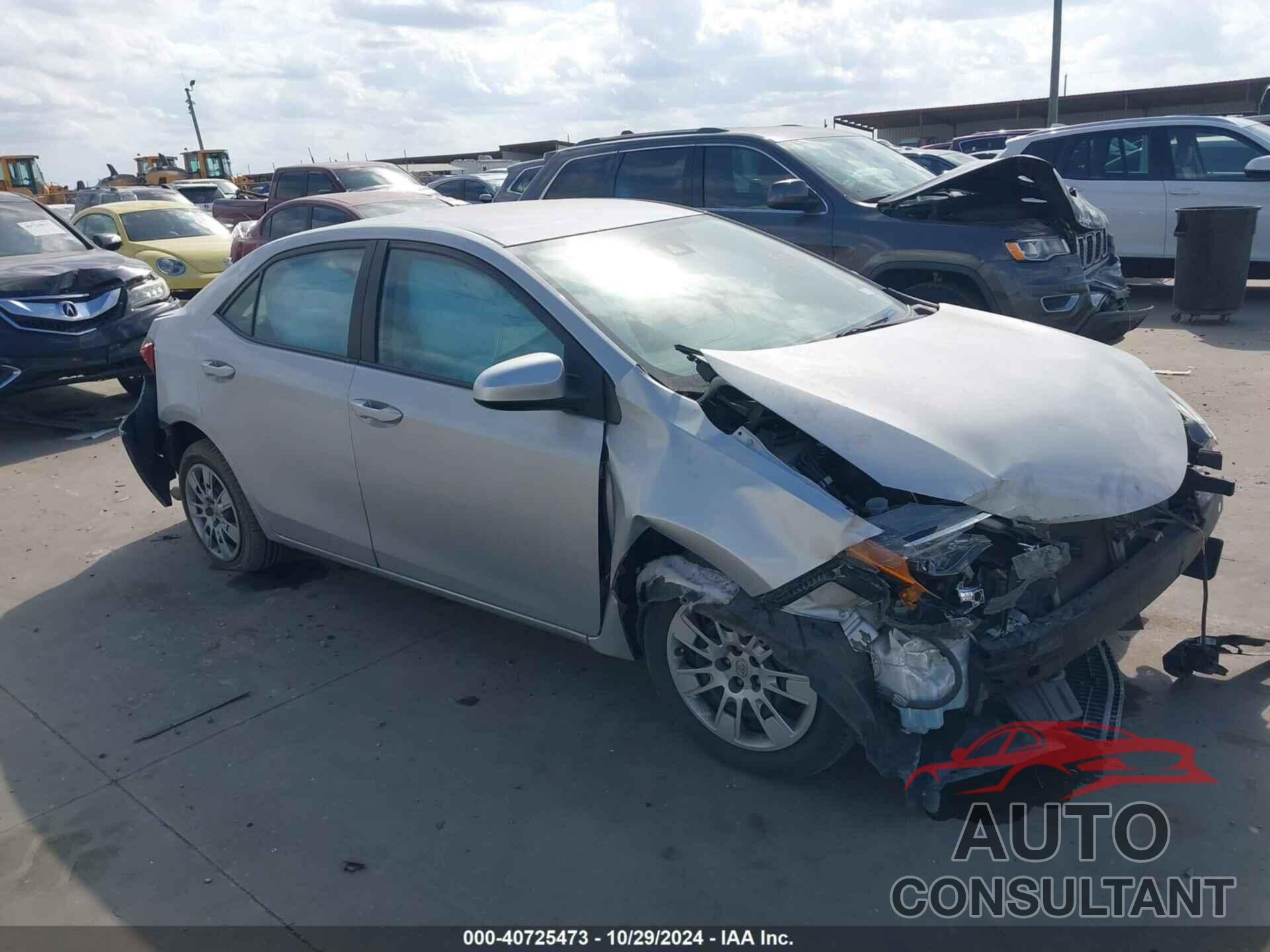 TOYOTA COROLLA 2017 - 2T1BURHE4HC858641