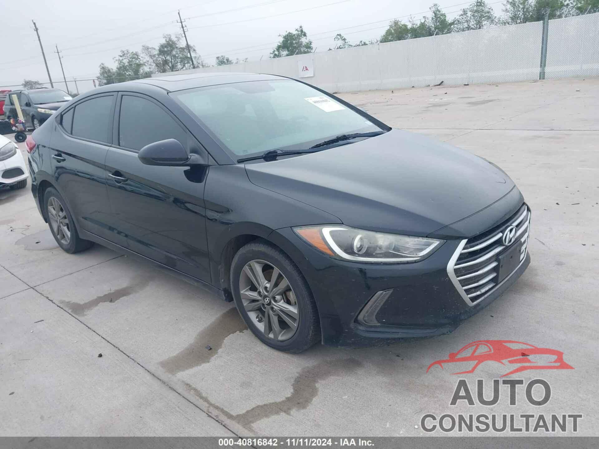HYUNDAI ELANTRA 2018 - 5NPD84LF1JH284521