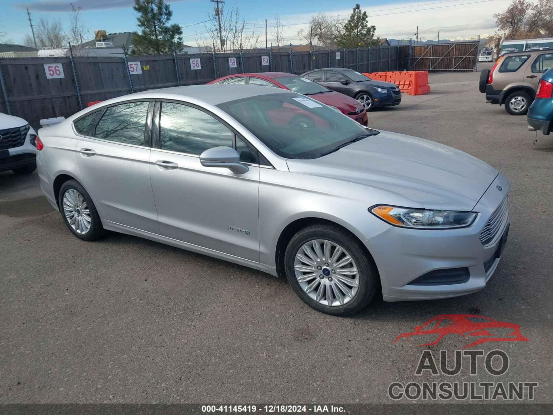 FORD FUSION HYBRID 2013 - 3FA6P0LU2DR298602